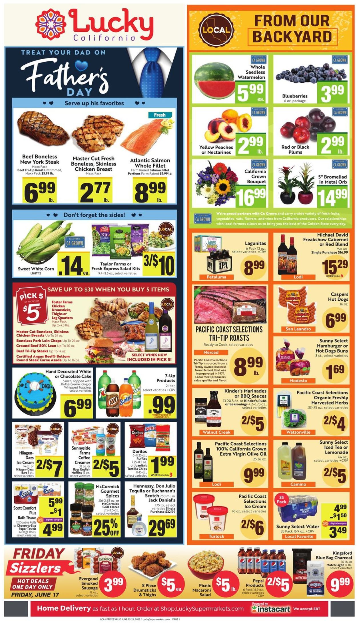 Lucky Supermarkets Weekly Ad Circular - valid 06/15-06/21/2022