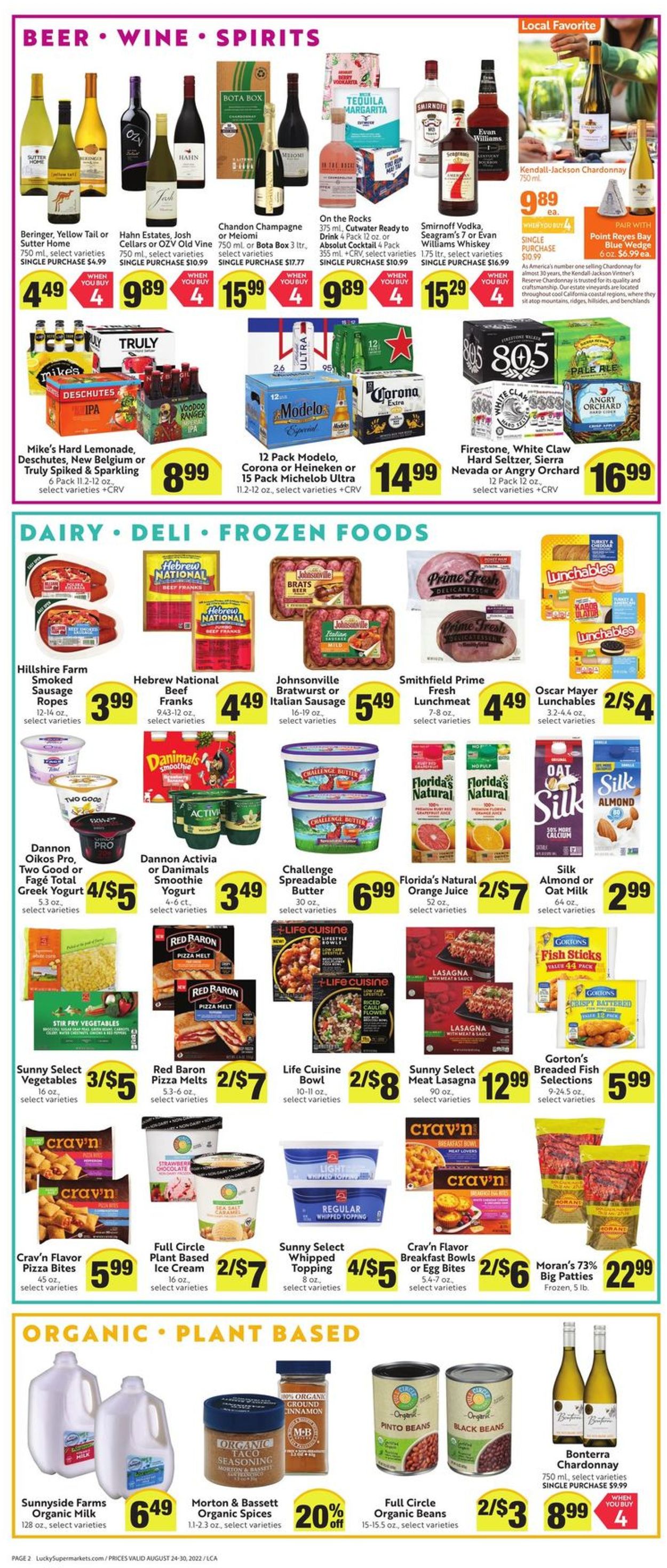 Lucky Supermarkets Weekly Ad Circular - valid 08/24-08/30/2022 (Page 2)