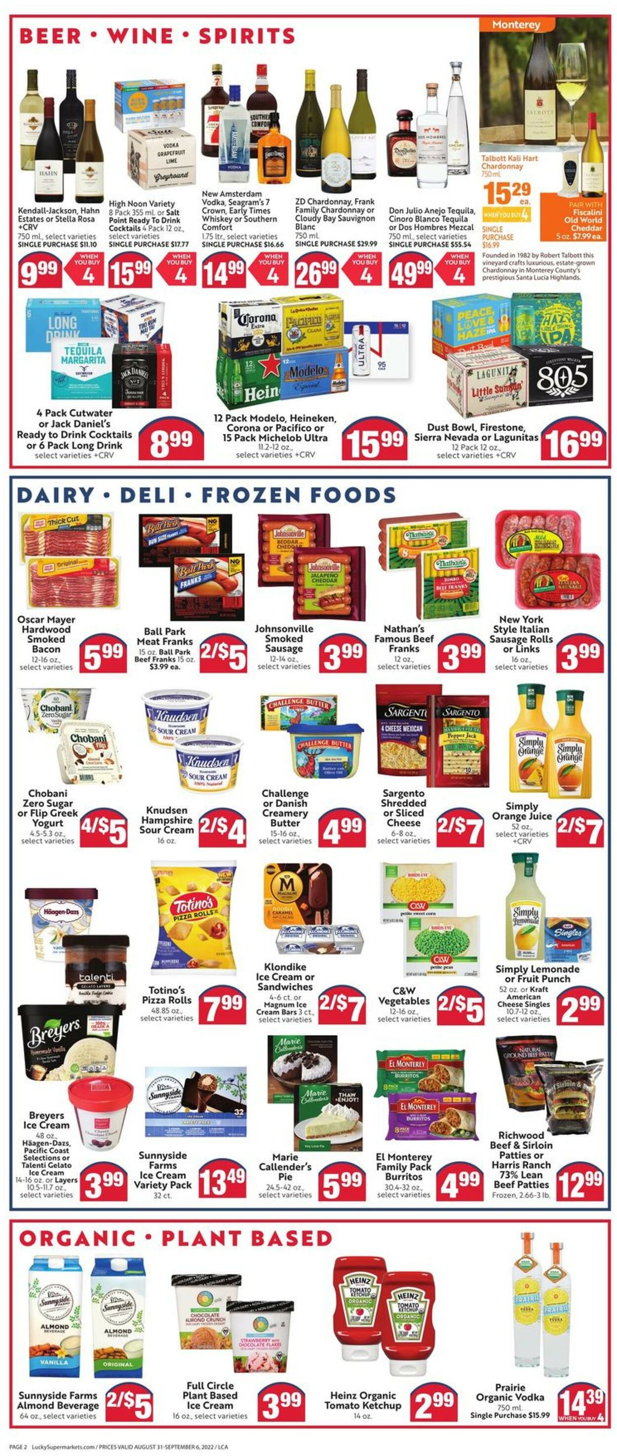 Lucky Supermarkets Weekly Ad Circular - valid 08/31-09/06/2022 (Page 2)