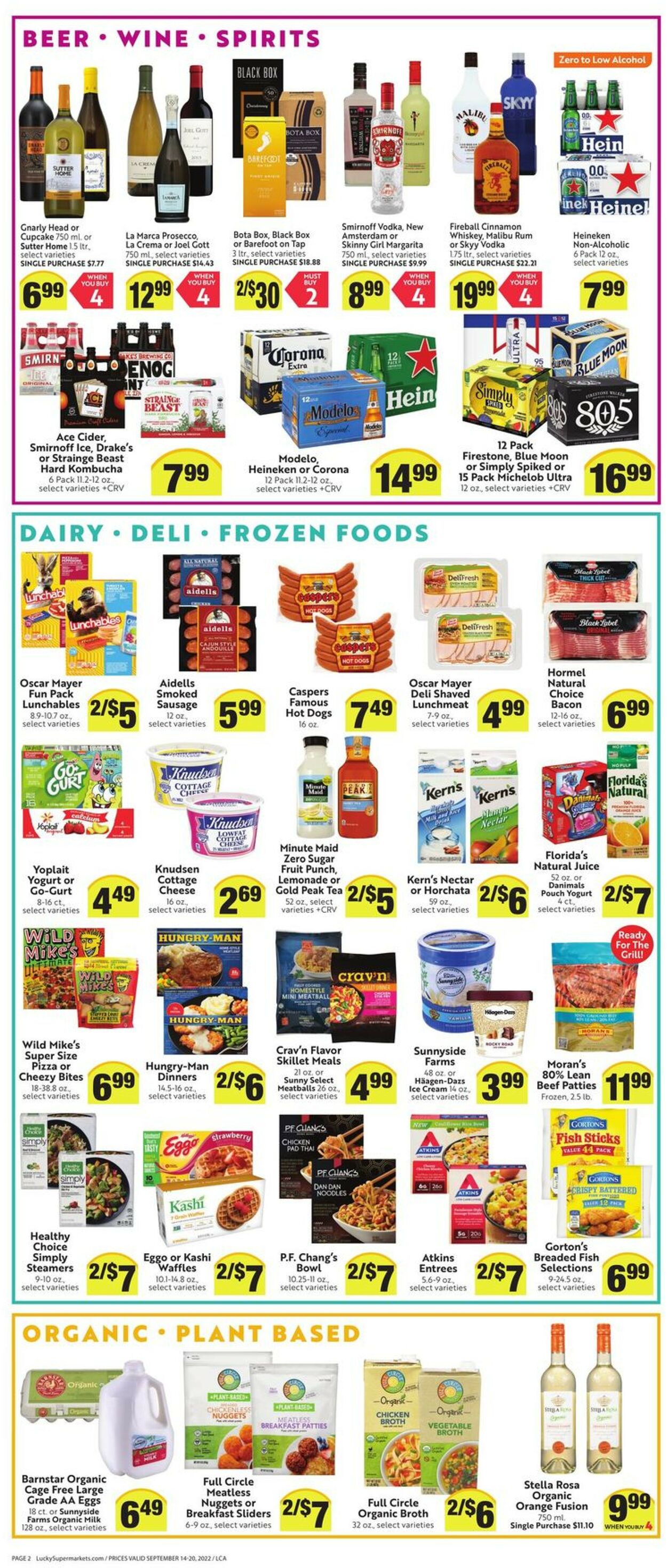 Lucky Supermarkets Weekly Ad Circular - valid 09/14-09/20/2022 (Page 2)