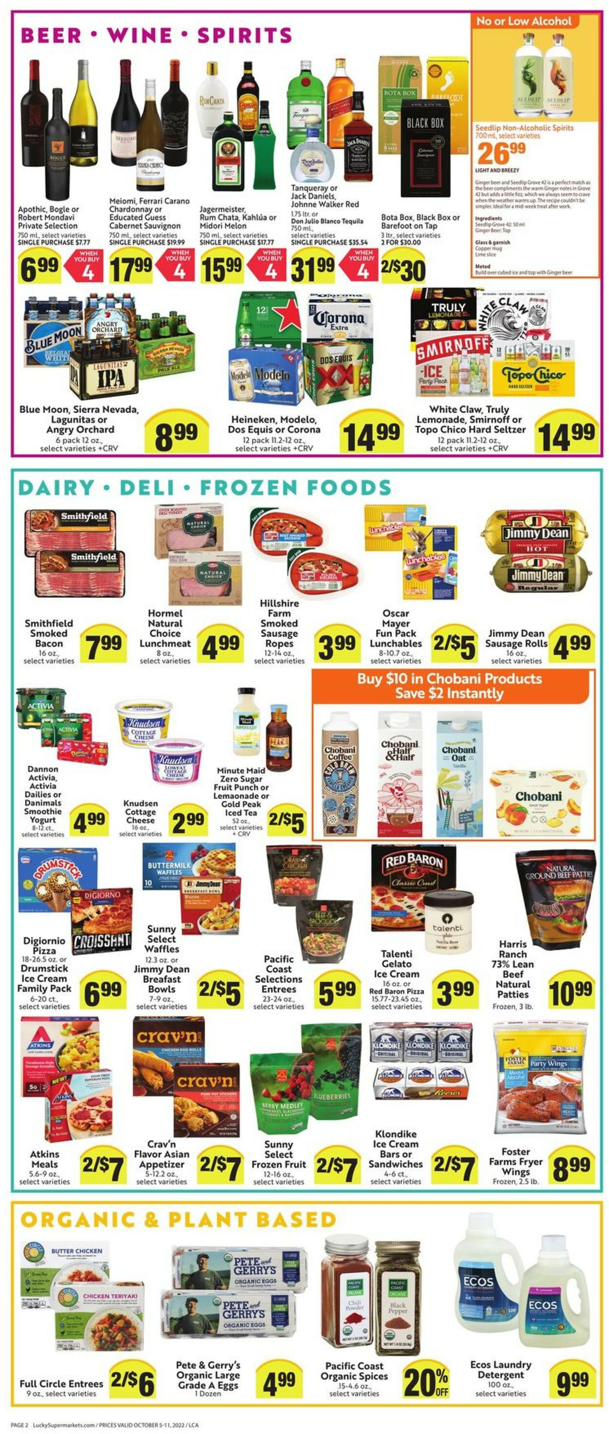 Lucky Supermarkets Weekly Ad Circular - valid 10/05-10/11/2022 (Page 2)
