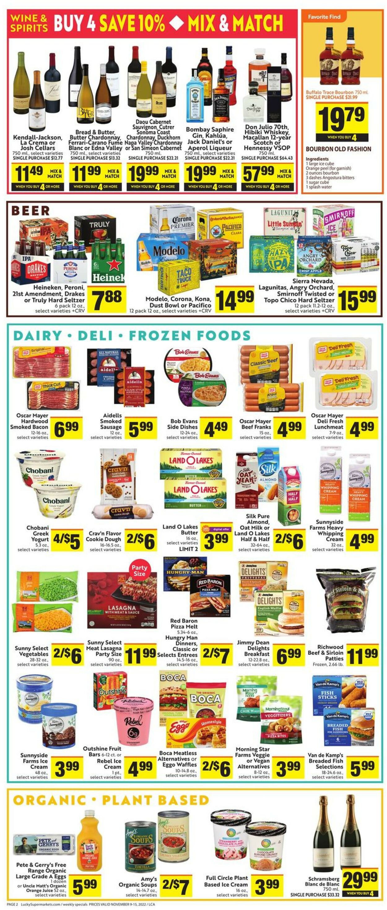 Lucky Supermarkets Weekly Ad Circular - valid 11/09-11/15/2022 (Page 2)