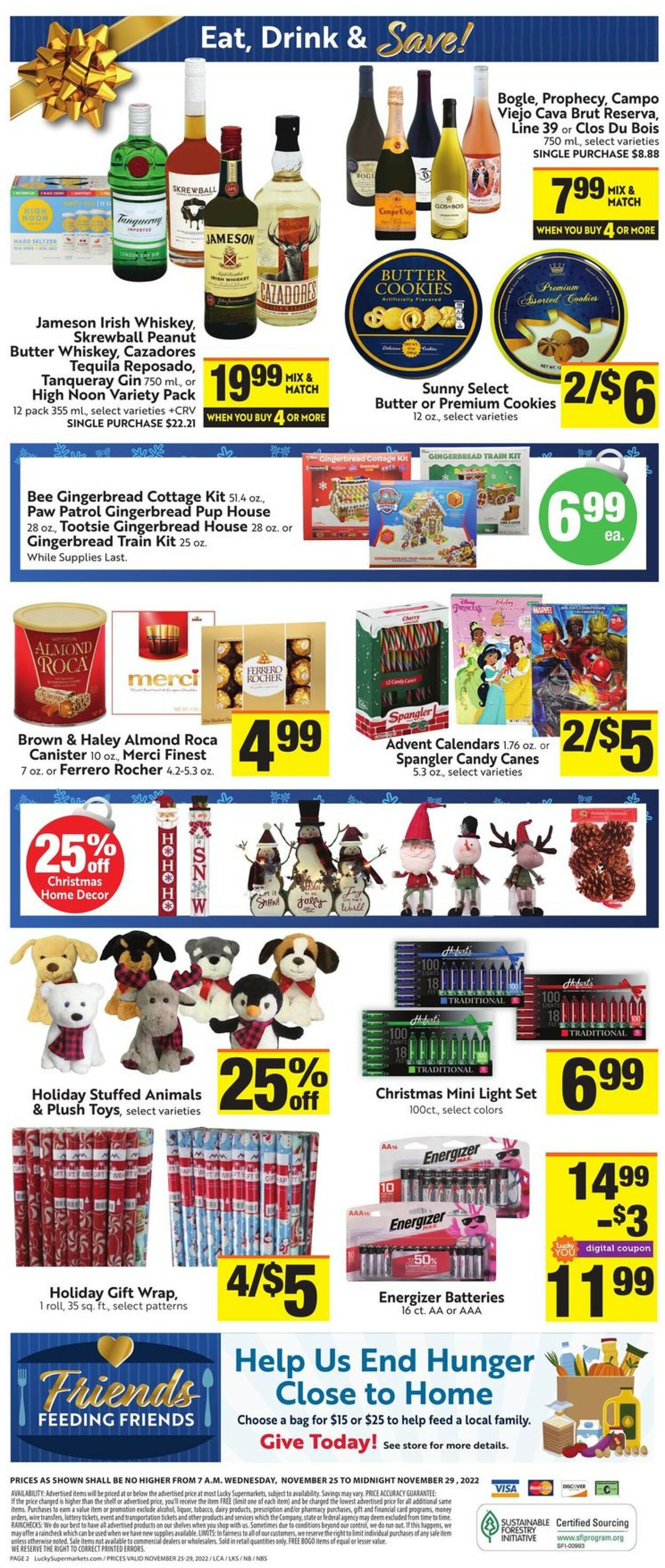 Lucky Supermarkets Weekly Ad Circular - valid 11/25-11/29/2022 (Page 2)
