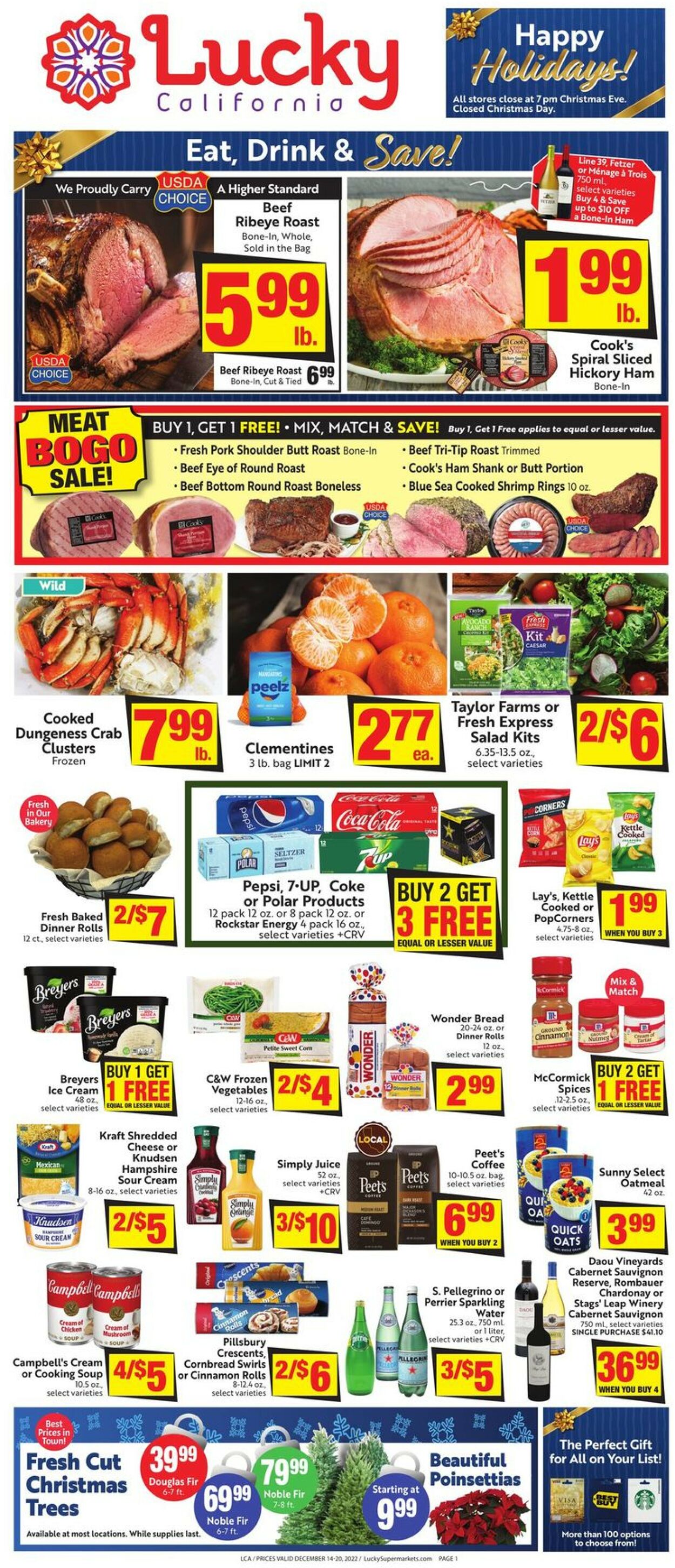 Lucky Supermarkets Weekly Ad Circular - valid 12/14-12/20/2022