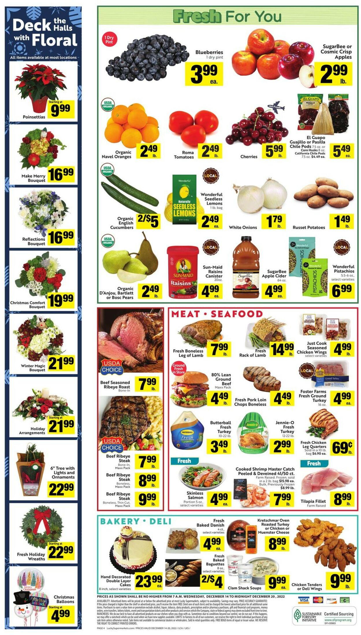 Lucky Supermarkets Weekly Ad Circular - valid 12/14-12/20/2022 (Page 4)