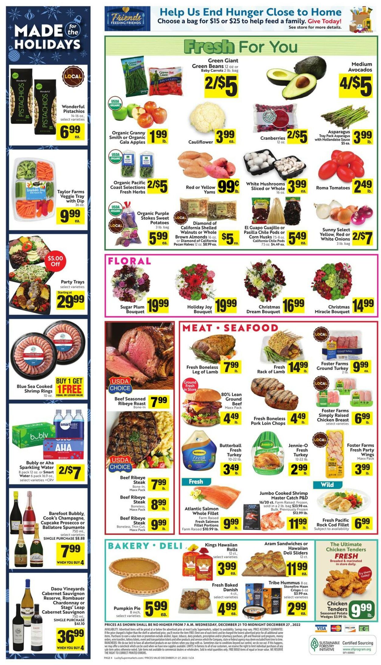 Lucky Supermarkets Weekly Ad Circular - valid 12/21-12/27/2022 (Page 4)