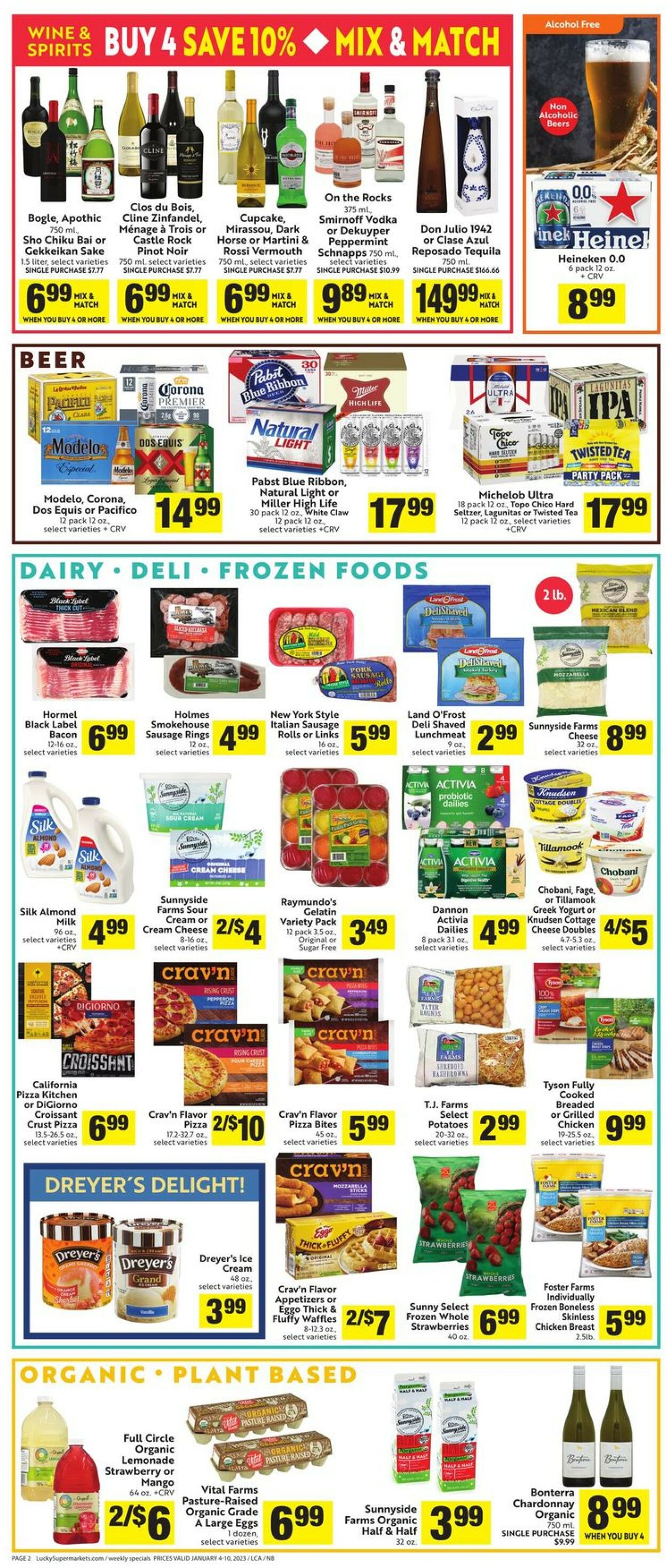 Lucky Supermarkets Weekly Ad Circular - valid 01/04-01/10/2023 (Page 2)