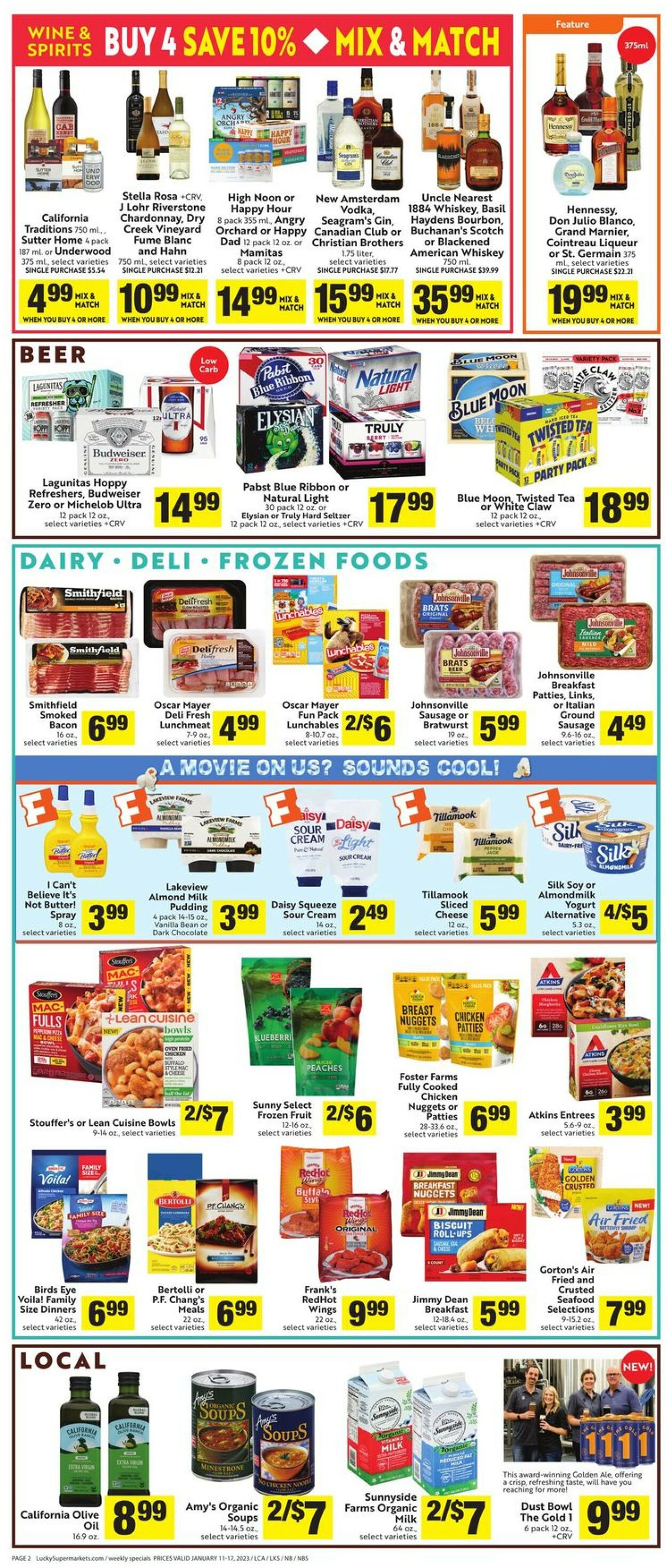 Lucky Supermarkets Weekly Ad Circular - valid 01/11-01/17/2023 (Page 2)