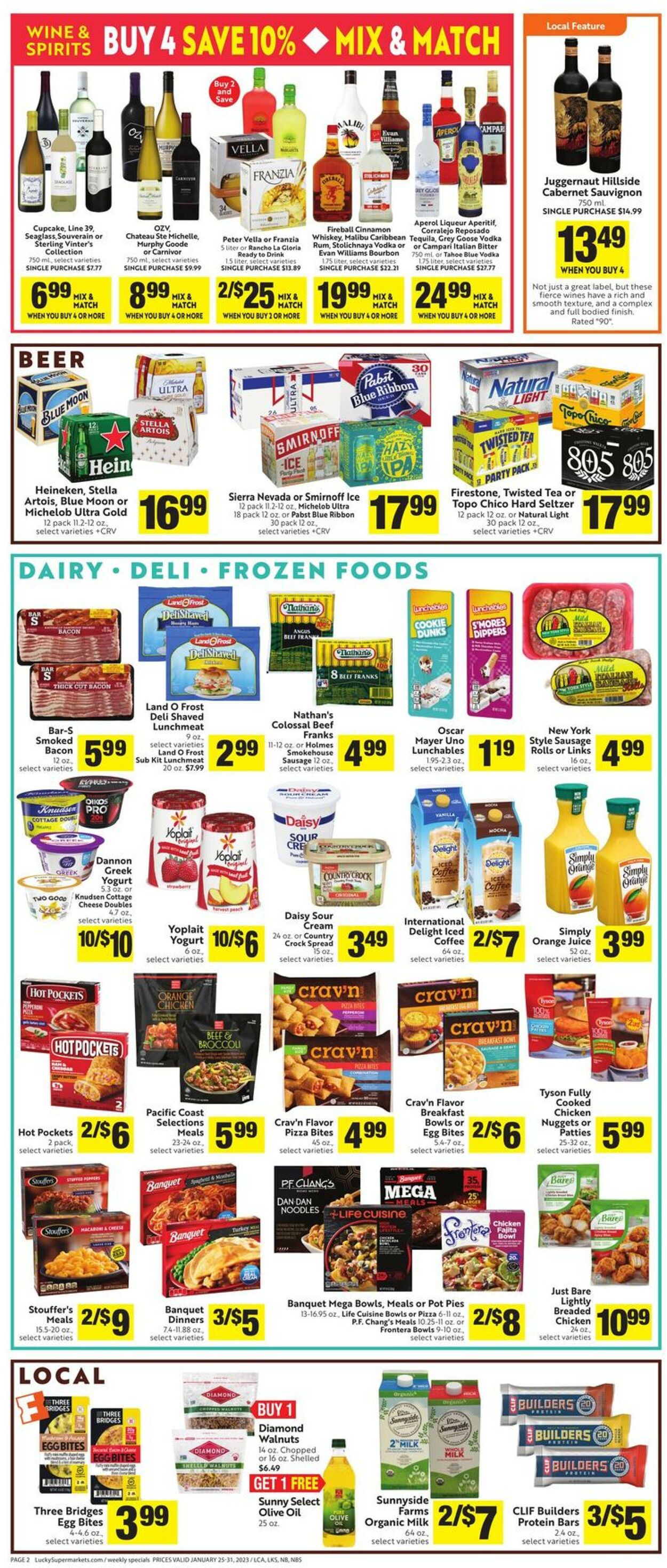 Lucky Supermarkets Weekly Ad Circular - valid 01/25-01/31/2023 (Page 2)