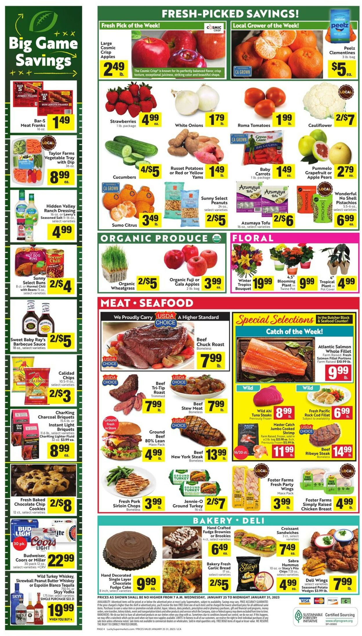 Lucky Supermarkets Weekly Ad Circular - valid 01/25-01/31/2023 (Page 4)