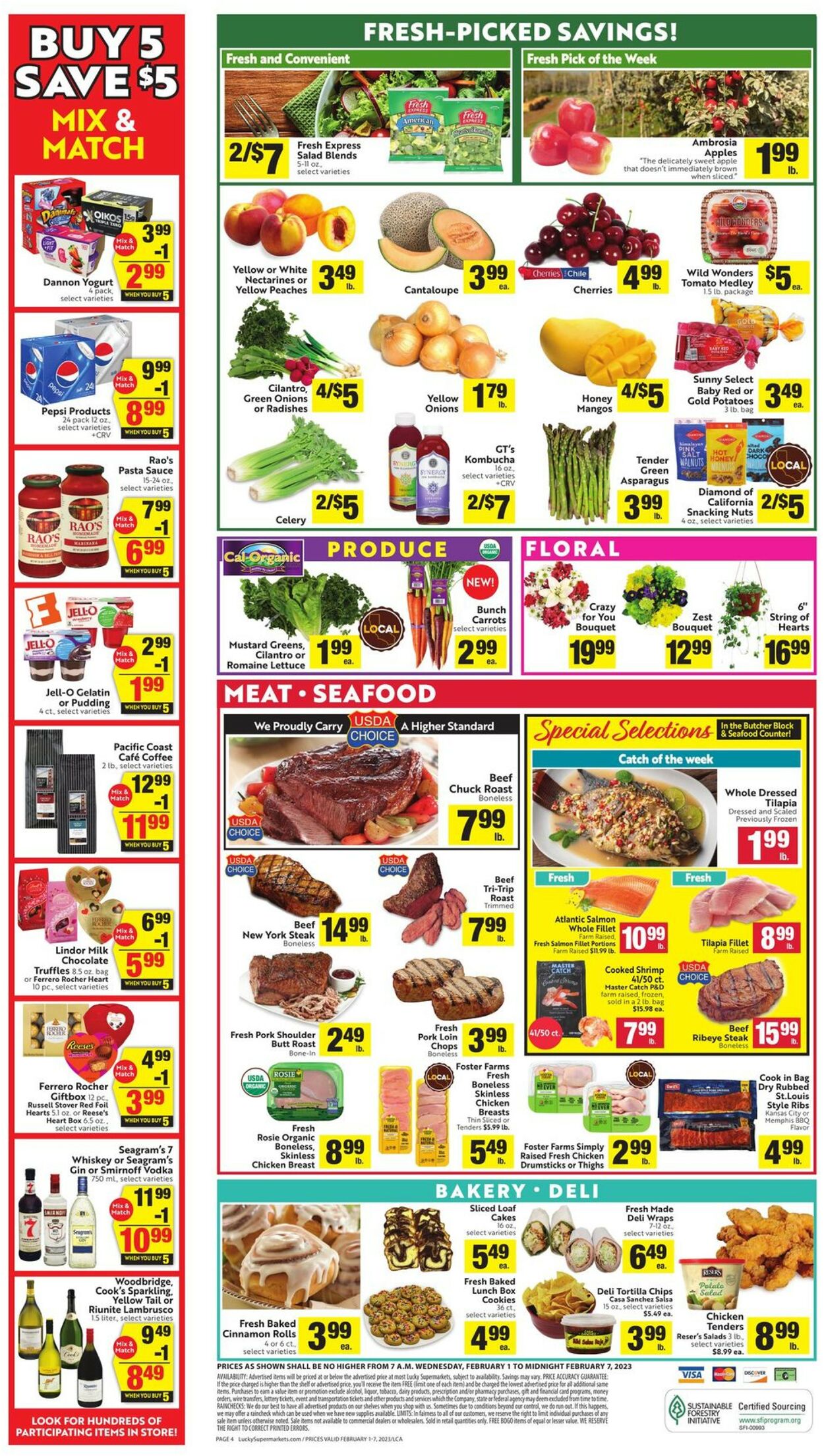 Lucky Supermarkets Weekly Ad Circular - valid 02/01-02/07/2023 (Page 4)