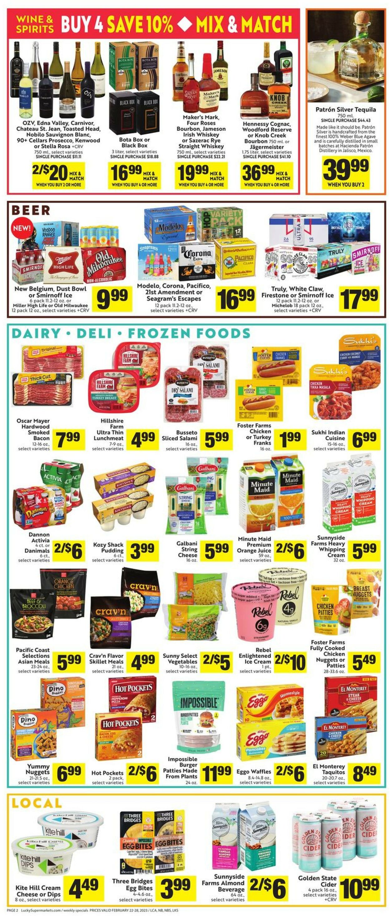 Lucky Supermarkets Weekly Ad Circular - valid 02/22-02/28/2023 (Page 2)