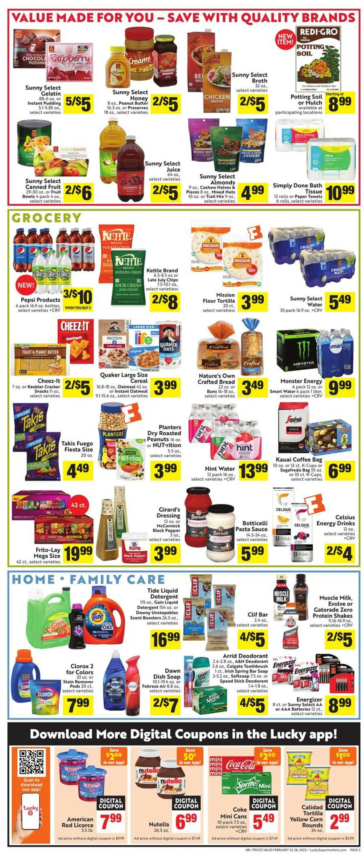 Lucky Supermarkets Weekly Ad Circular - valid 02/22-02/28/2023 (Page 3)