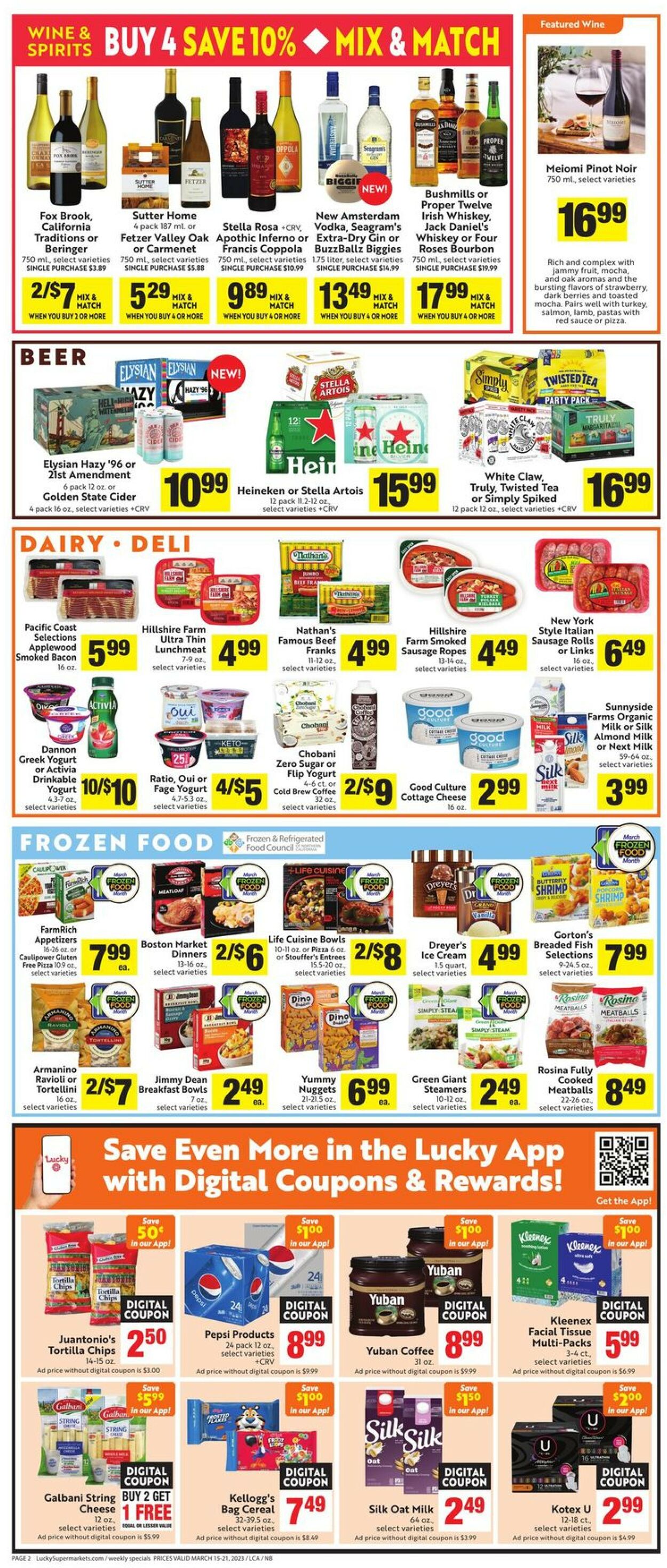 Lucky Supermarkets Weekly Ad Circular - valid 03/15-03/21/2023 (Page 2)