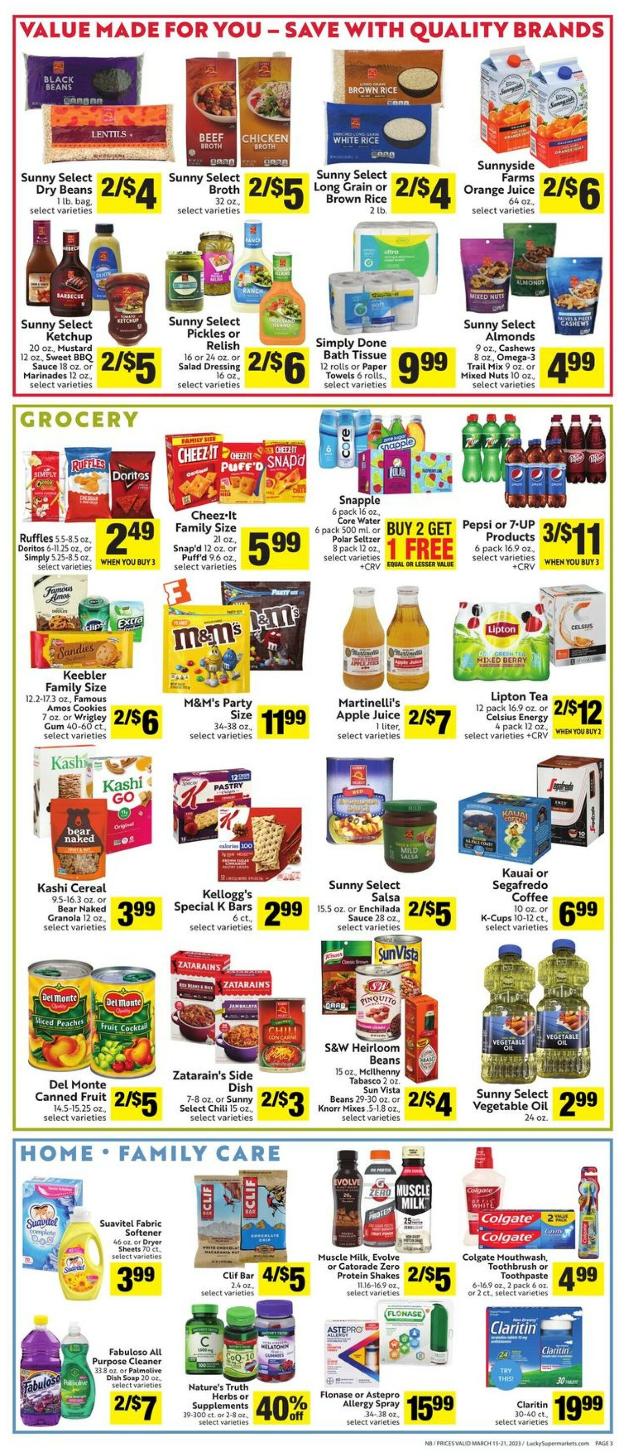 Lucky Supermarkets Weekly Ad Circular - valid 03/15-03/21/2023 (Page 3)