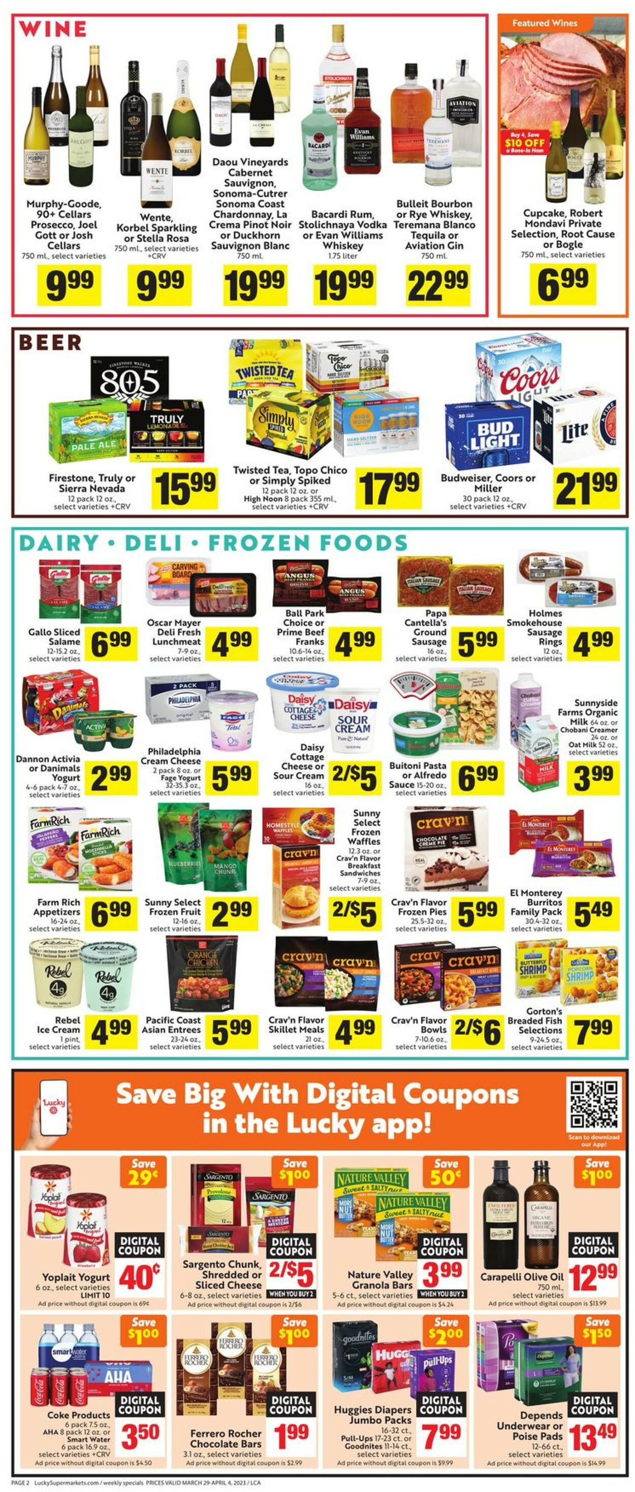 Lucky Supermarkets Weekly Ad Circular - valid 03/29-04/04/2023 (Page 2)