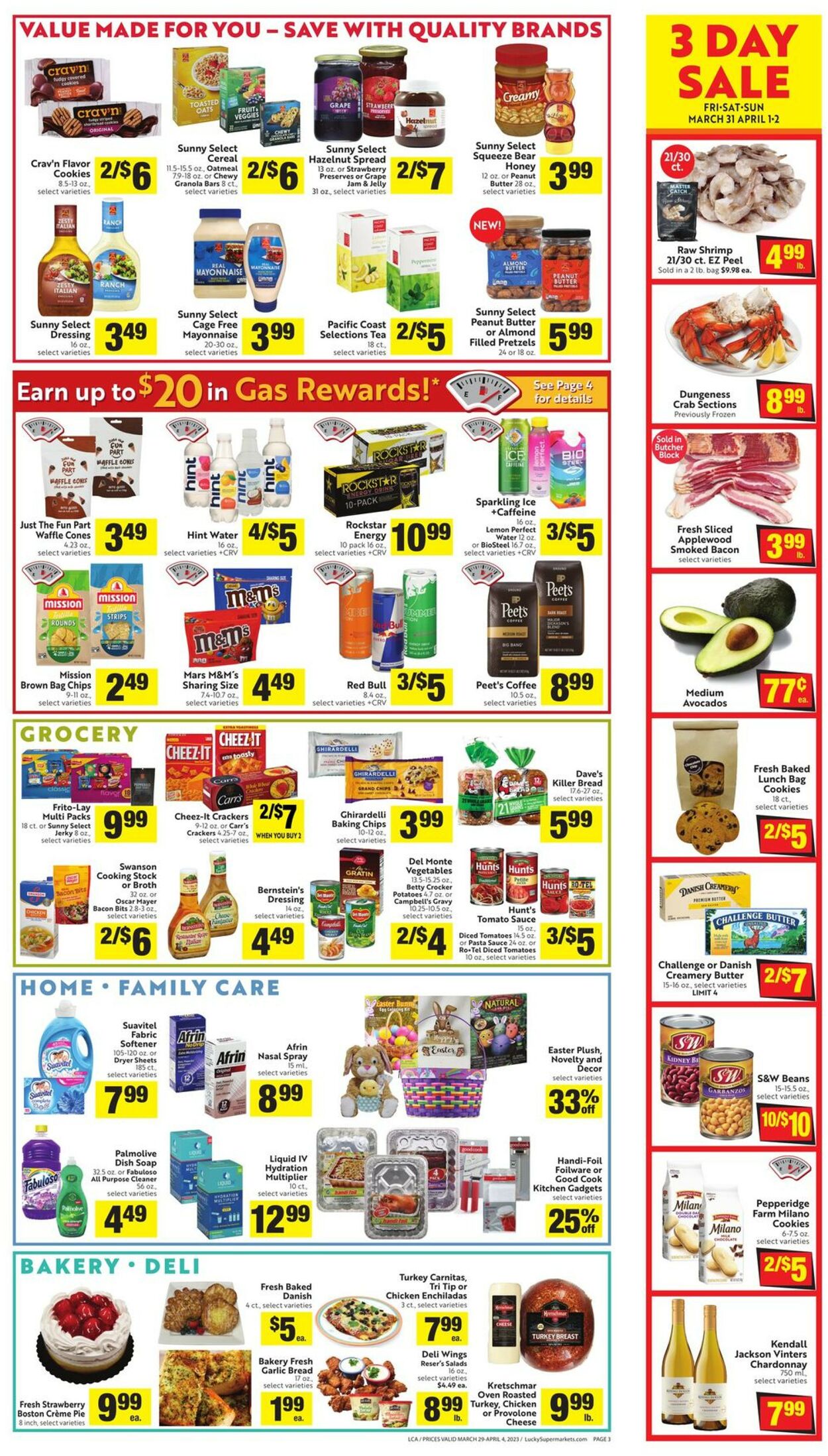 Lucky Supermarkets Weekly Ad Circular - valid 03/29-04/04/2023 (Page 3)