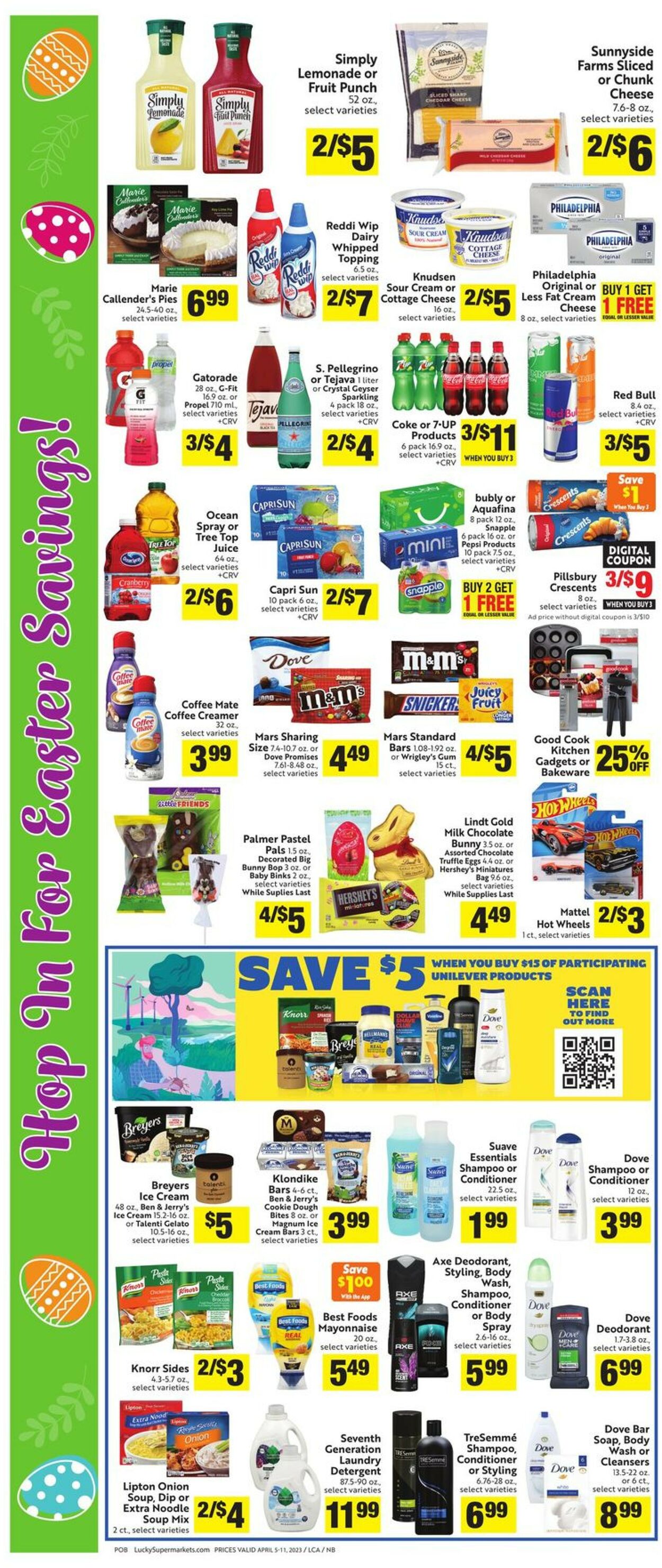 Lucky Supermarkets Weekly Ad Circular - valid 04/05-04/11/2023 (Page 6)