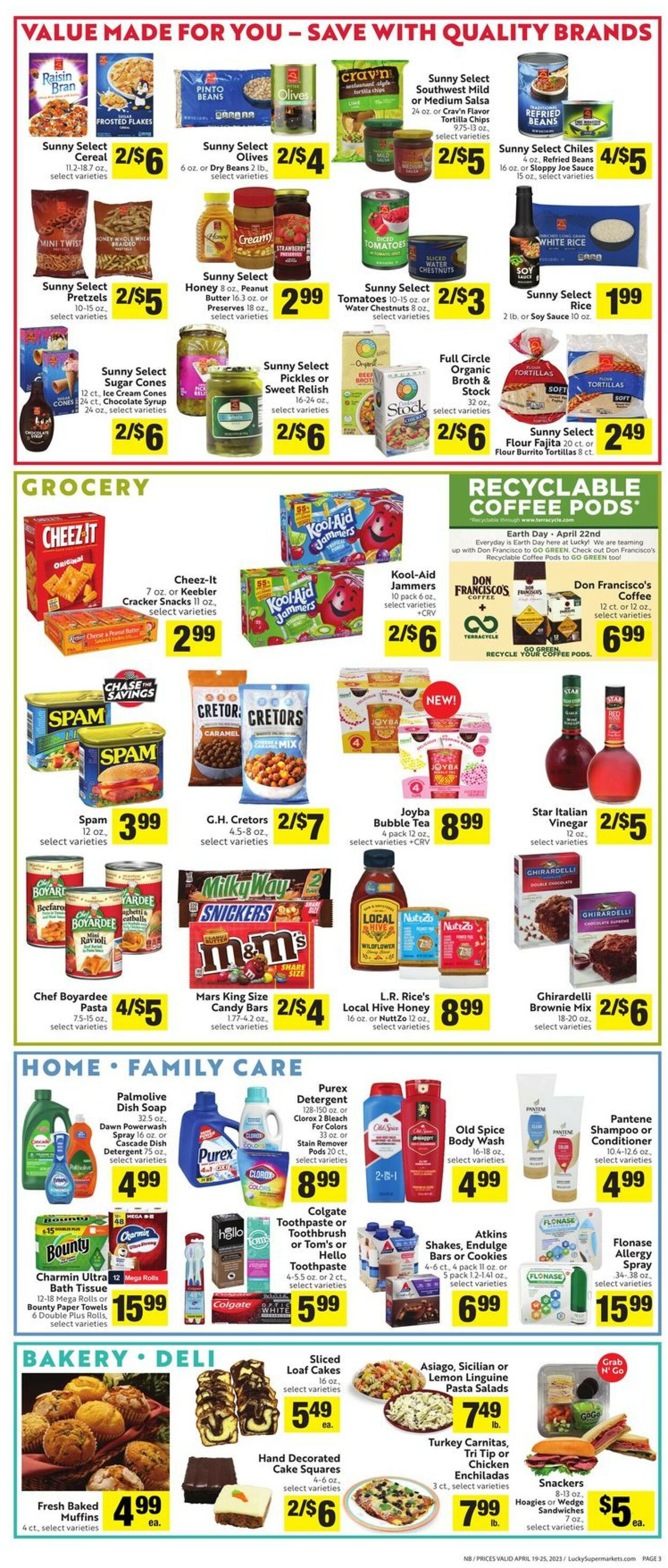 Lucky Supermarkets Weekly Ad Circular - valid 04/19-04/25/2023 (Page 3)