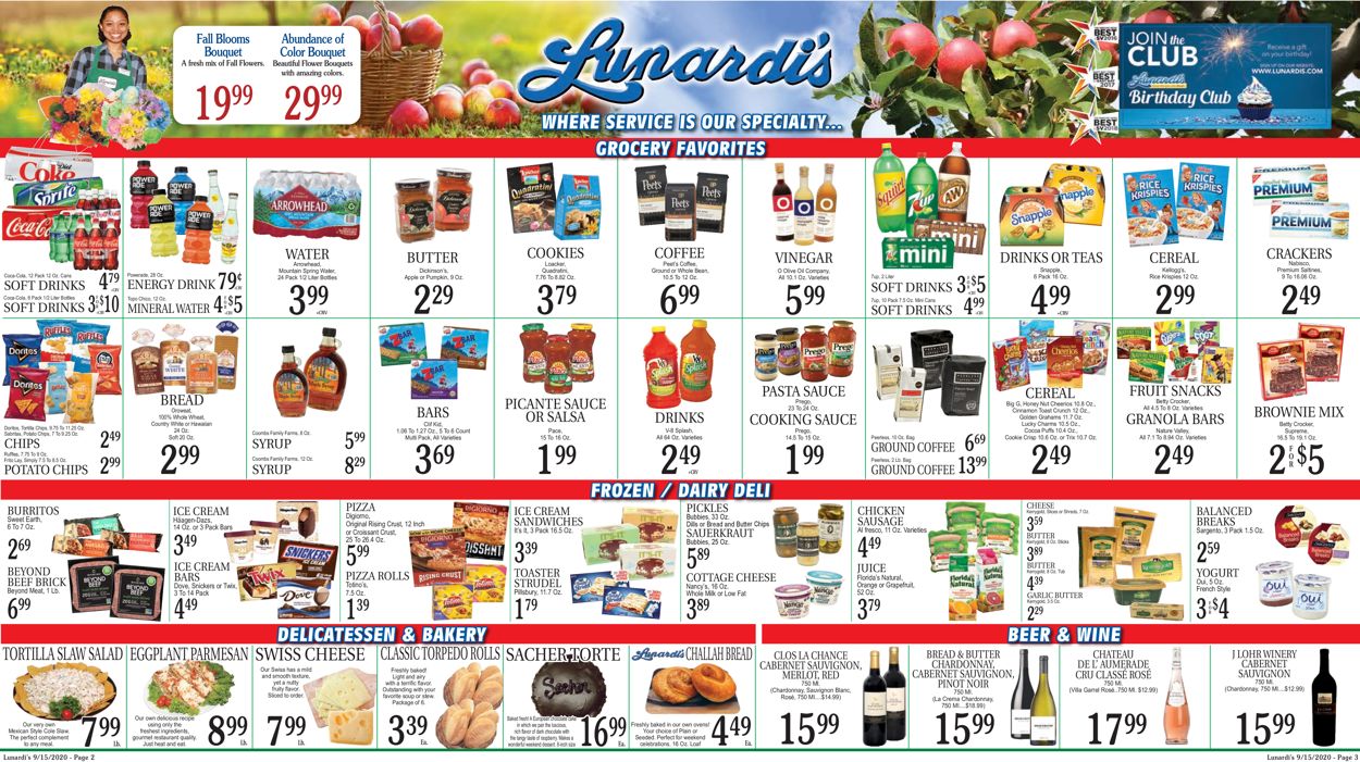 Lunardis Weekly Ad Circular - valid 09/15-09/21/2020 (Page 2)