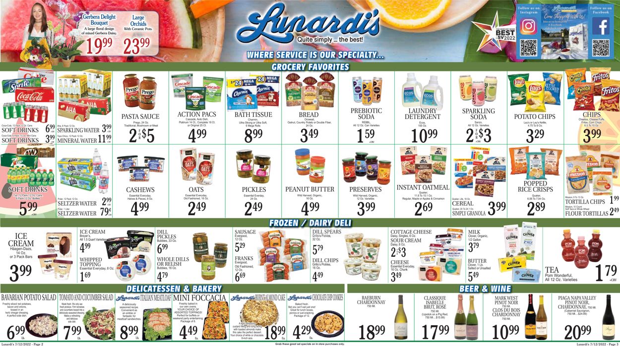 Lunardi's Weekly Ad Circular - valid 07/12-07/18/2022 (Page 2)