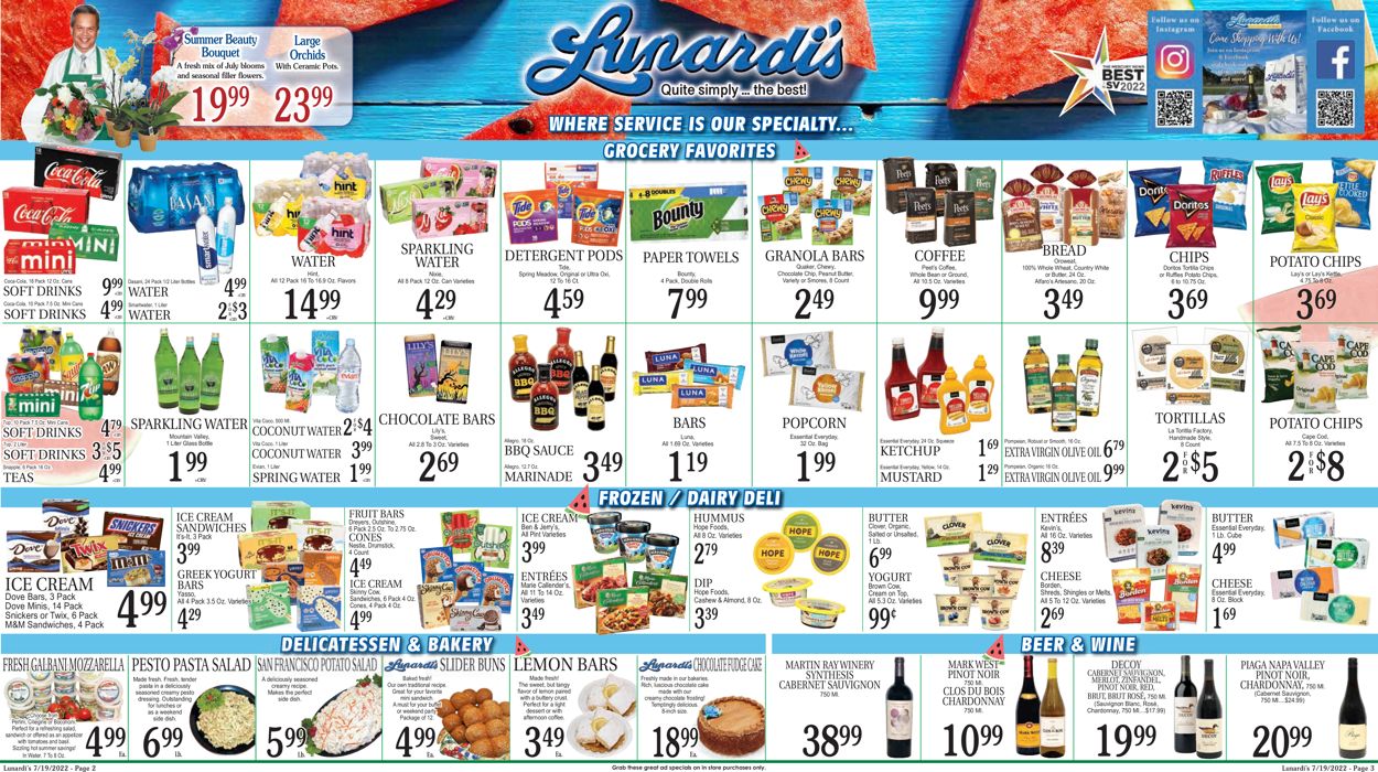 Lunardi's Weekly Ad Circular - valid 07/19-07/25/2022 (Page 2)