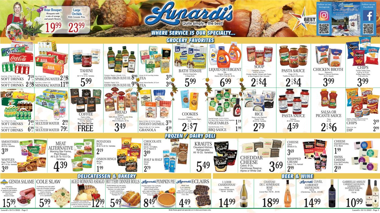 Lunardi's Weekly Ad Circular - valid 10/11-10/17/2022 (Page 2)