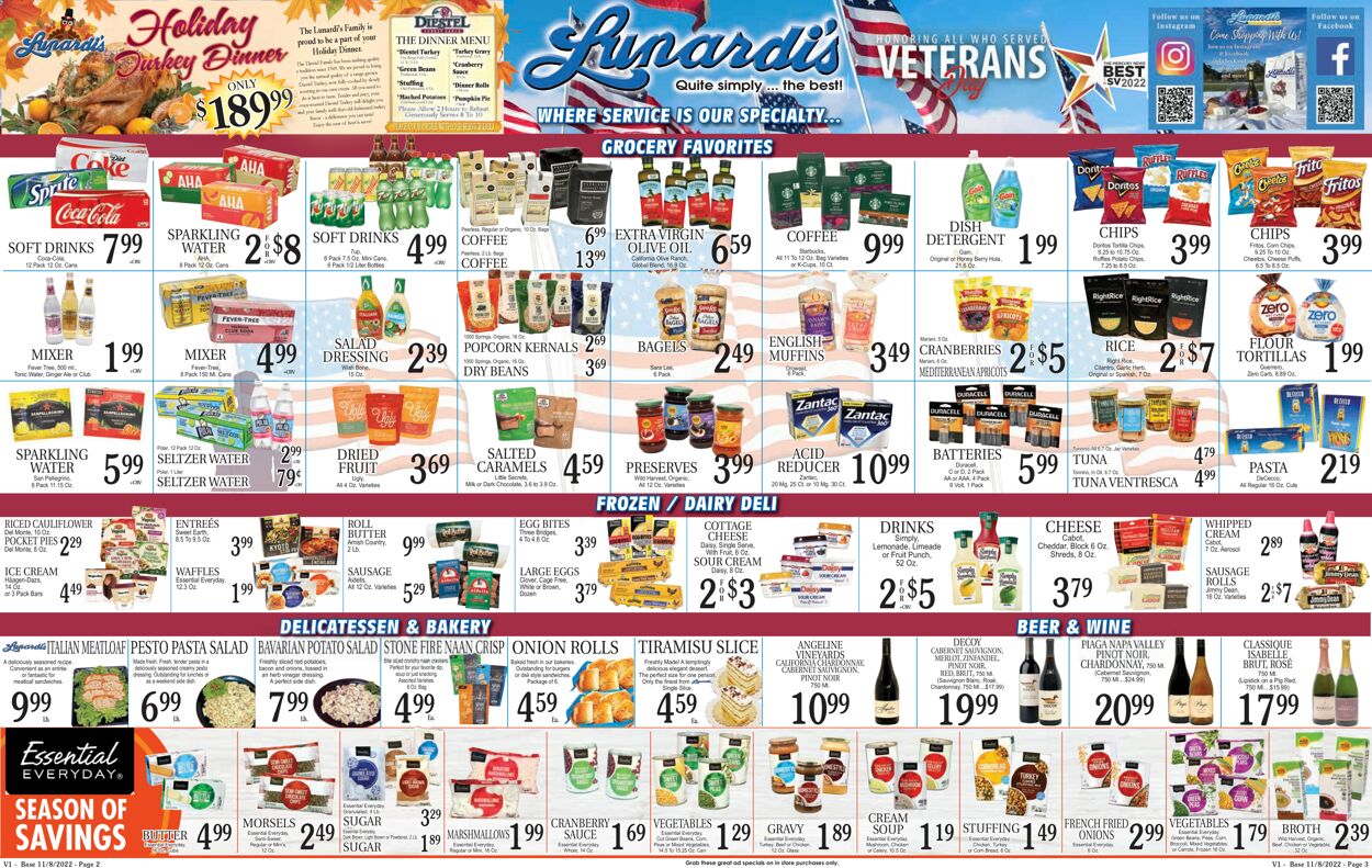 Lunardi's Weekly Ad Circular - valid 11/08-11/16/2022 (Page 2)