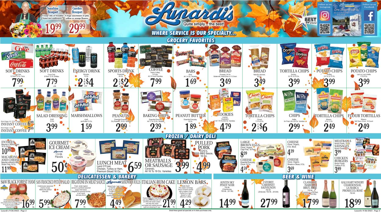 Lunardi's Weekly Ad Circular - valid 09/26-10/03/2023 (Page 2)