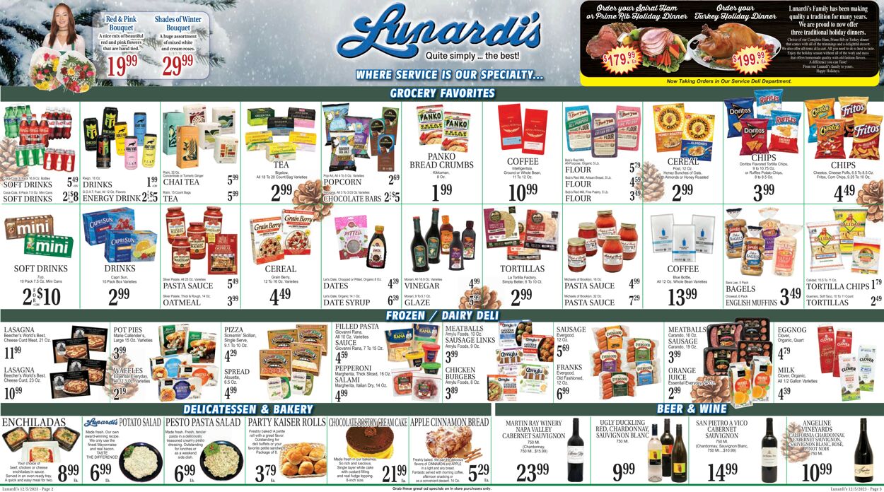 Lunardi's Weekly Ad Circular - valid 12/05-12/12/2023 (Page 2)