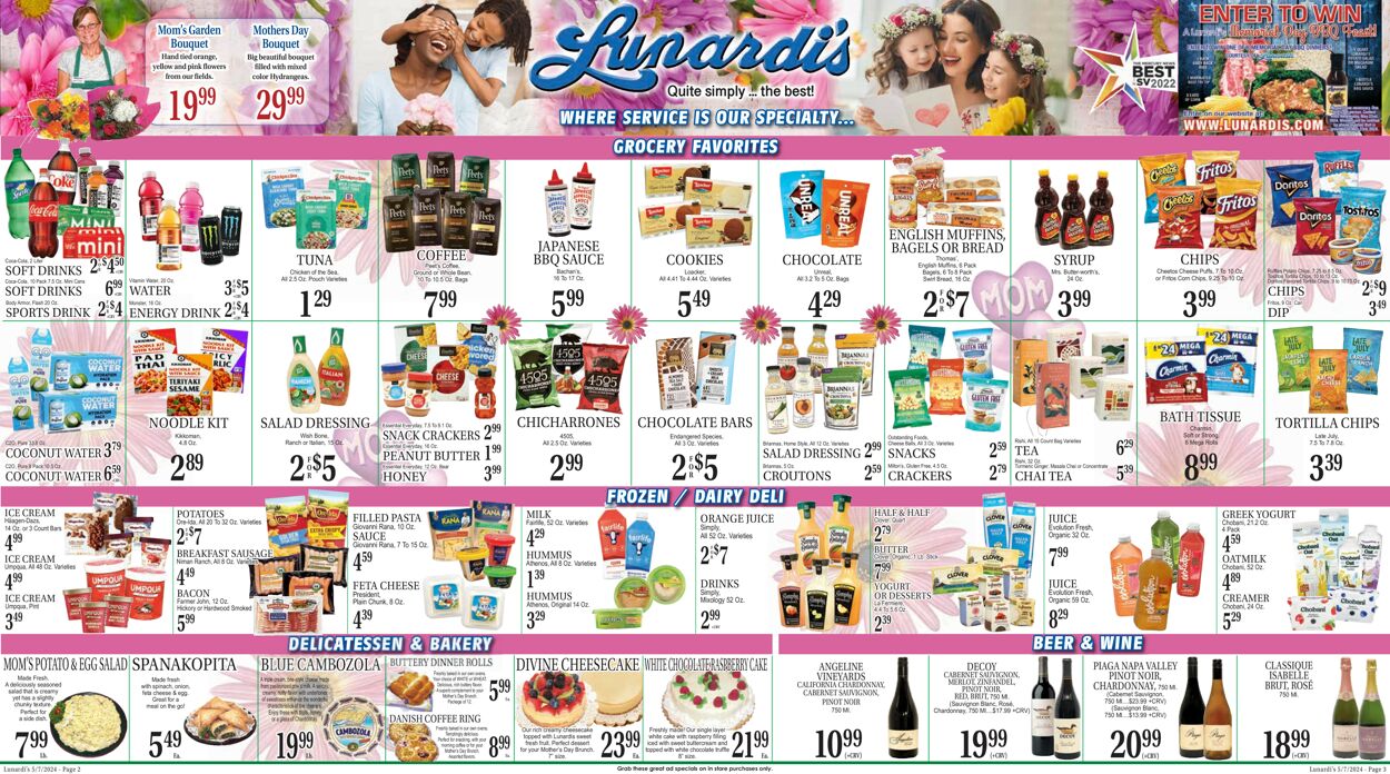 Lunardi's Weekly Ad Circular - valid 05/07-05/14/2024 (Page 2)