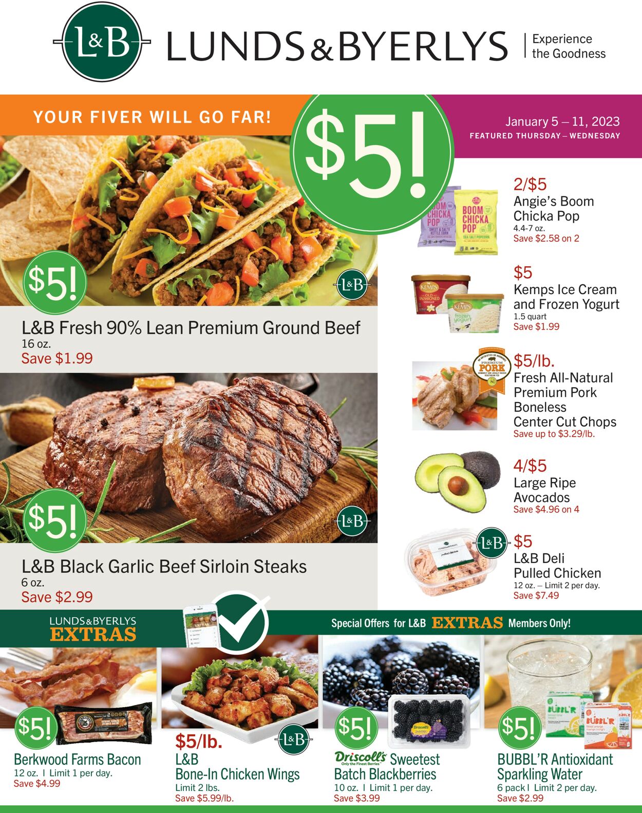 Lunds & Byerlys Weekly Ad Circular - valid 01/05-01/11/2023