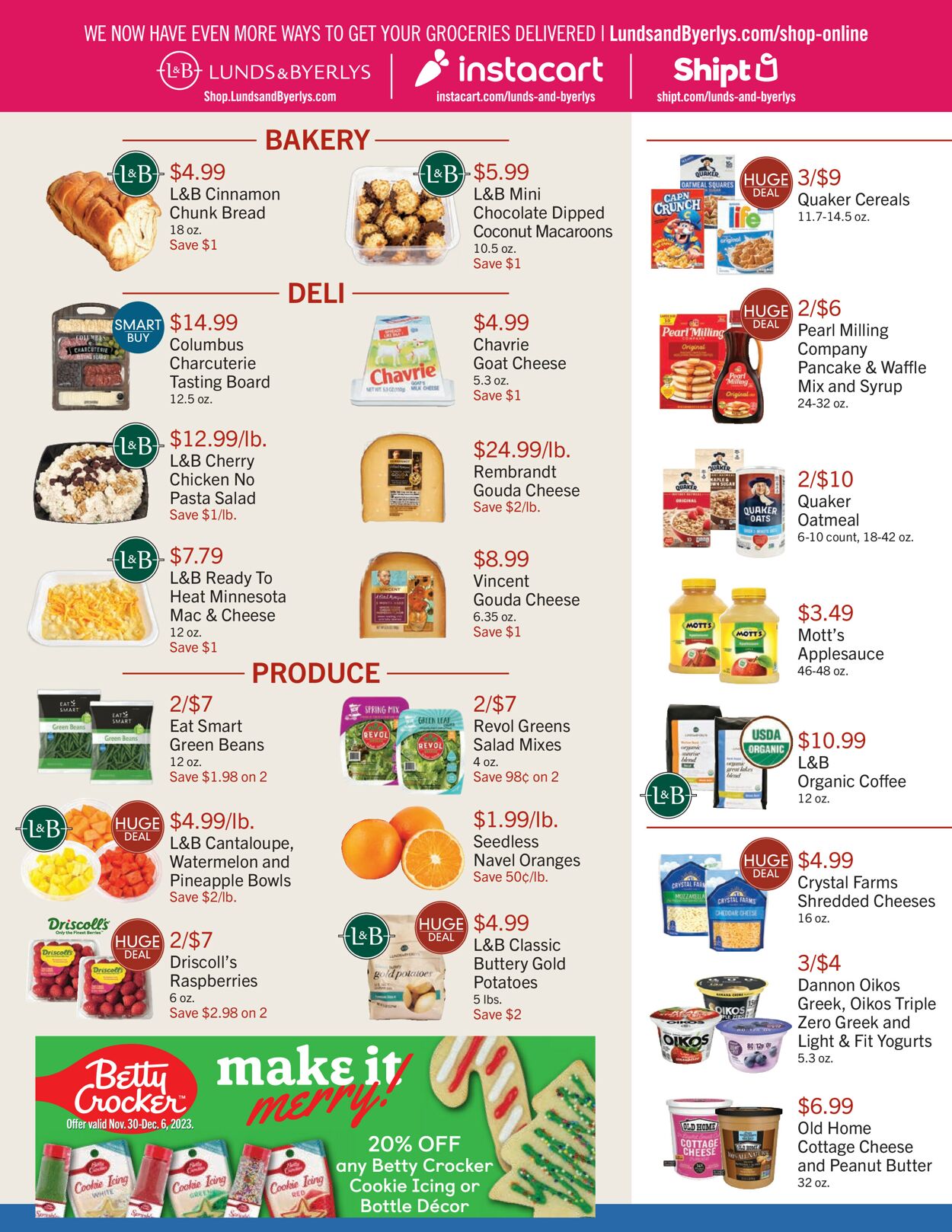 Lunds & Byerlys Weekly Ad Circular - valid 11/30-12/06/2023 (Page 2)