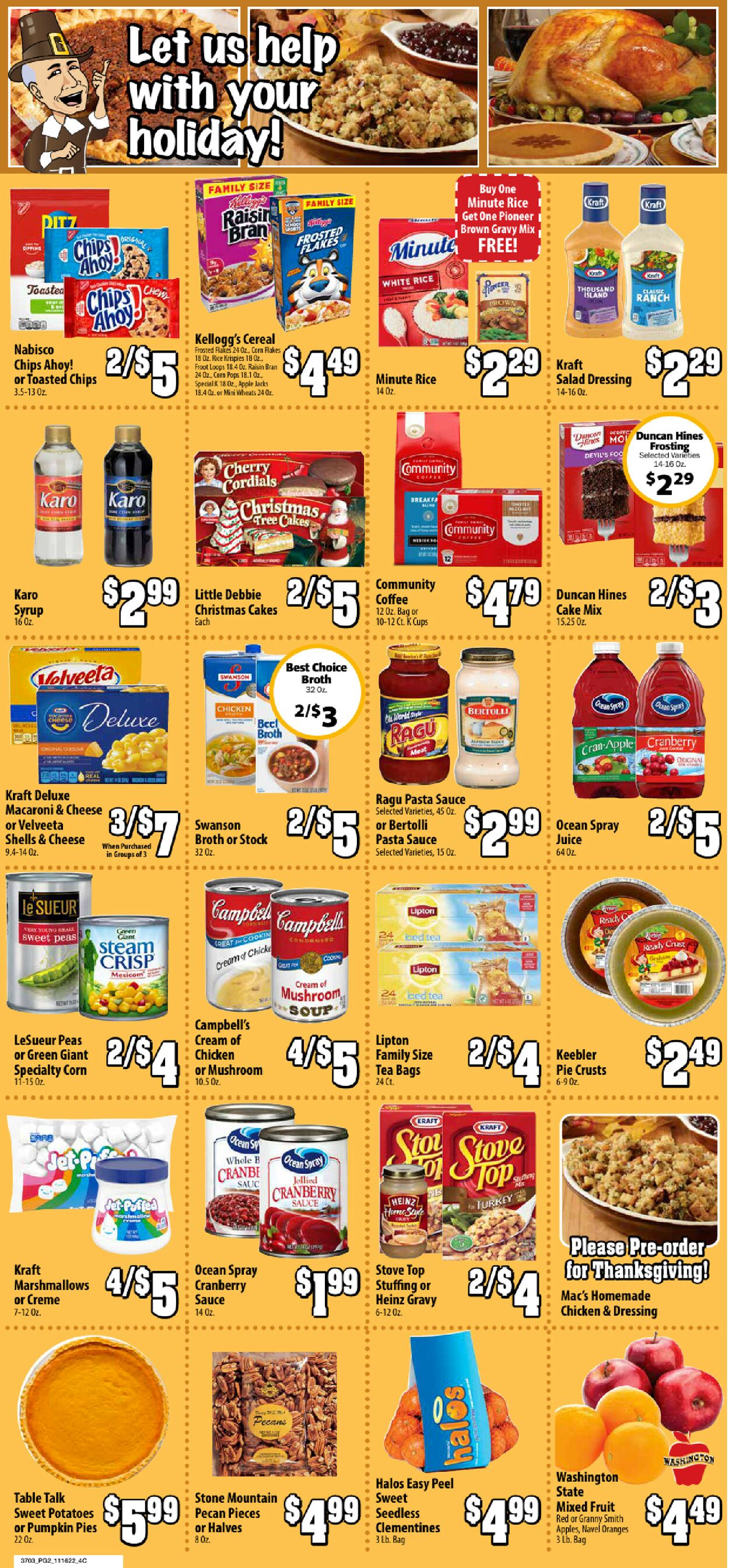 Mac's Freshmarket Weekly Ad Circular - valid 11/16-11/24/2022 (Page 2)