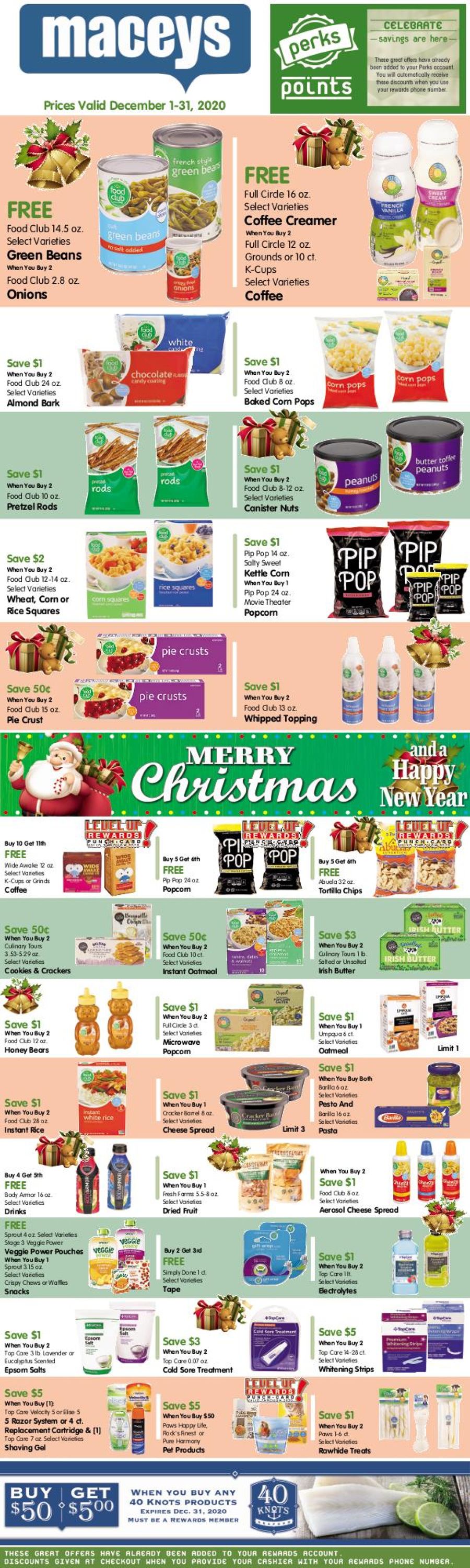 Maceys Christmas 2020 Weekly Ad Circular - valid 12/01-12/31/2020