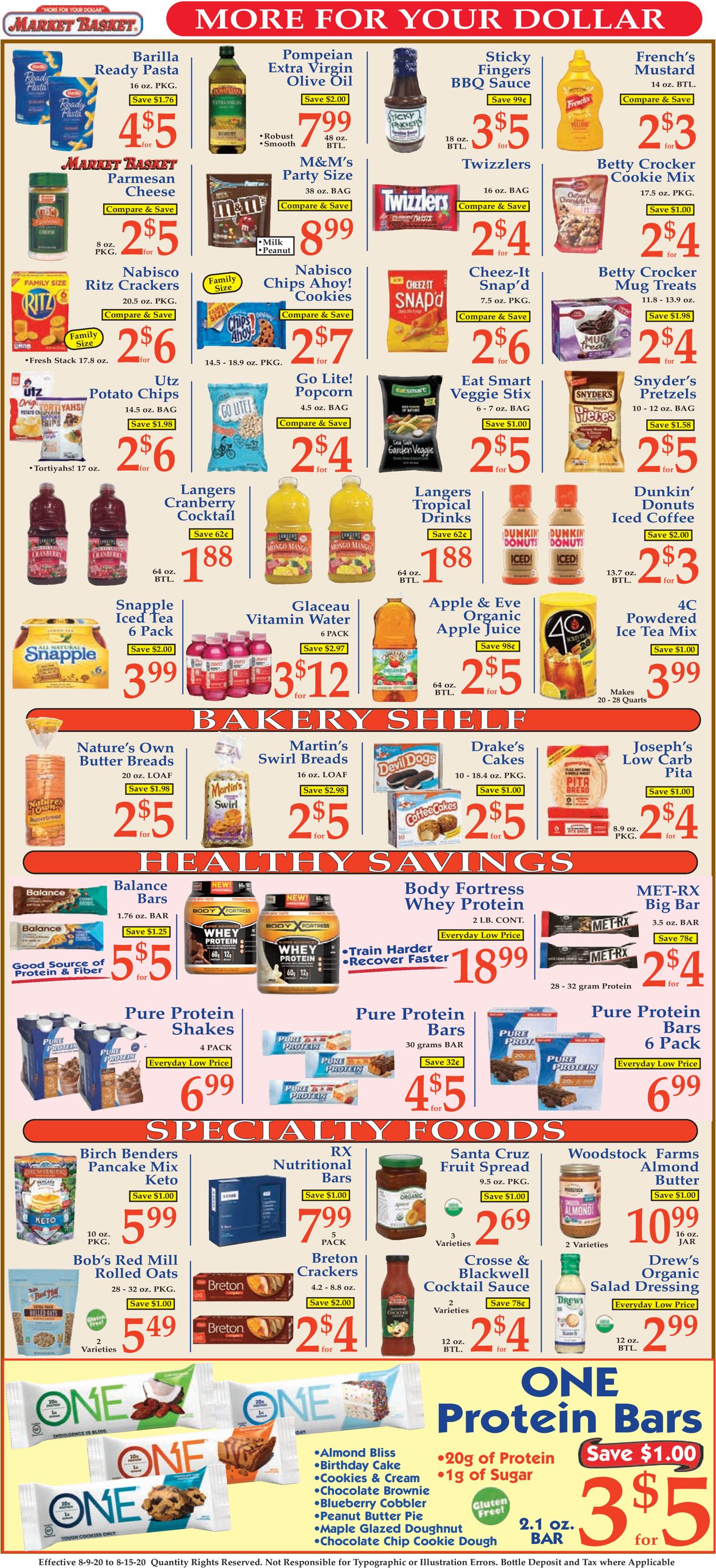 Market Basket Weekly Ad Circular - valid 08/09-08/15/2020 (Page 7)