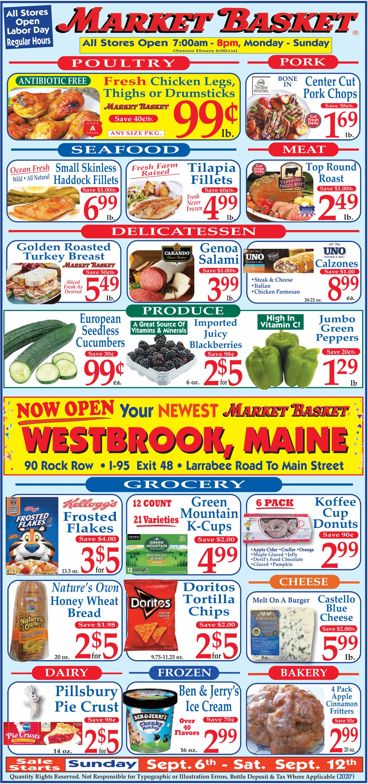 Market Basket Weekly Ad Circular - valid 09/06-09/12/2020