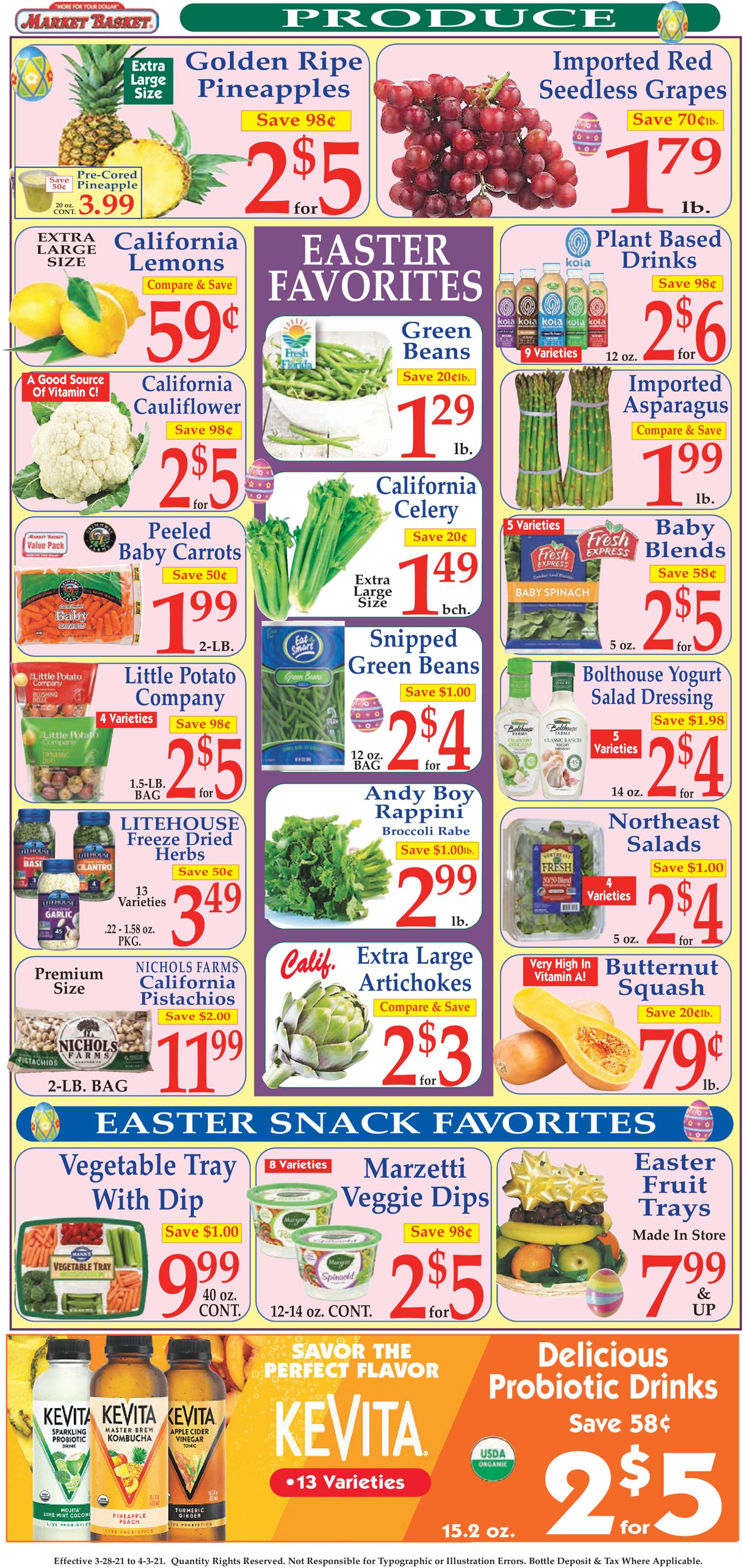 Market Basket  Easter 2021 ad Weekly Ad Circular - valid 03/28-04/03/2021 (Page 2)