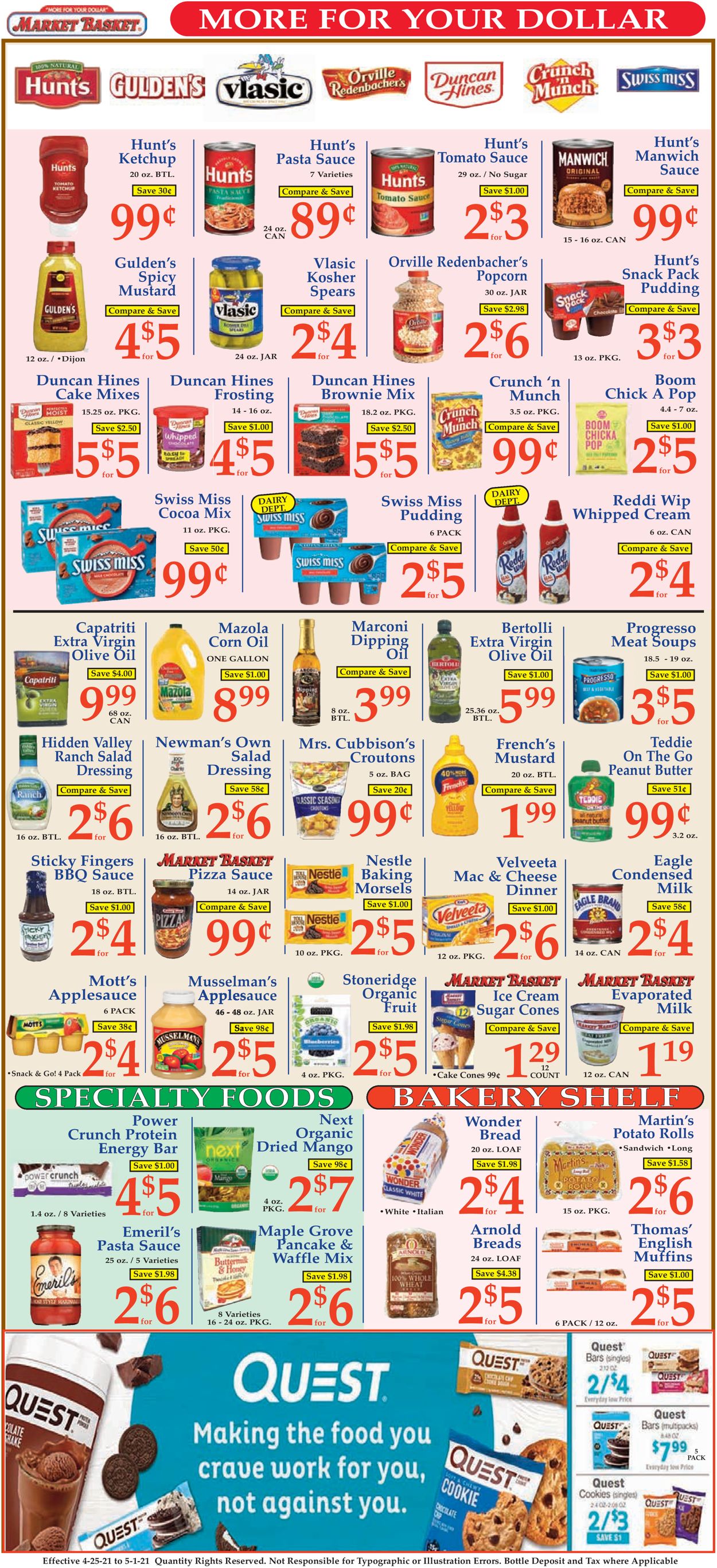 Market Basket Weekly Ad Circular - valid 04/25-05/01/2021 (Page 7)
