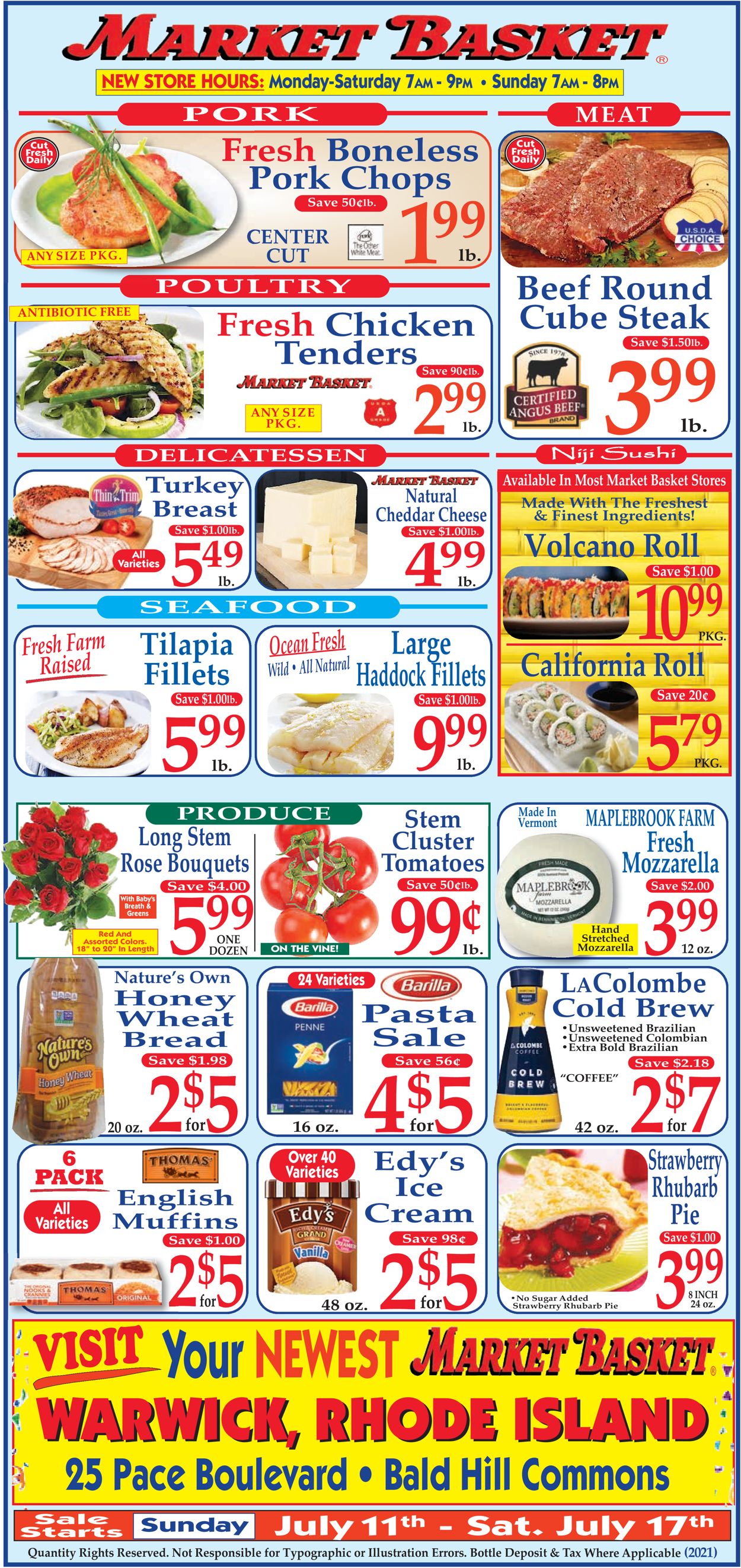 Market Basket Weekly Ad Circular - valid 07/11-07/17/2021