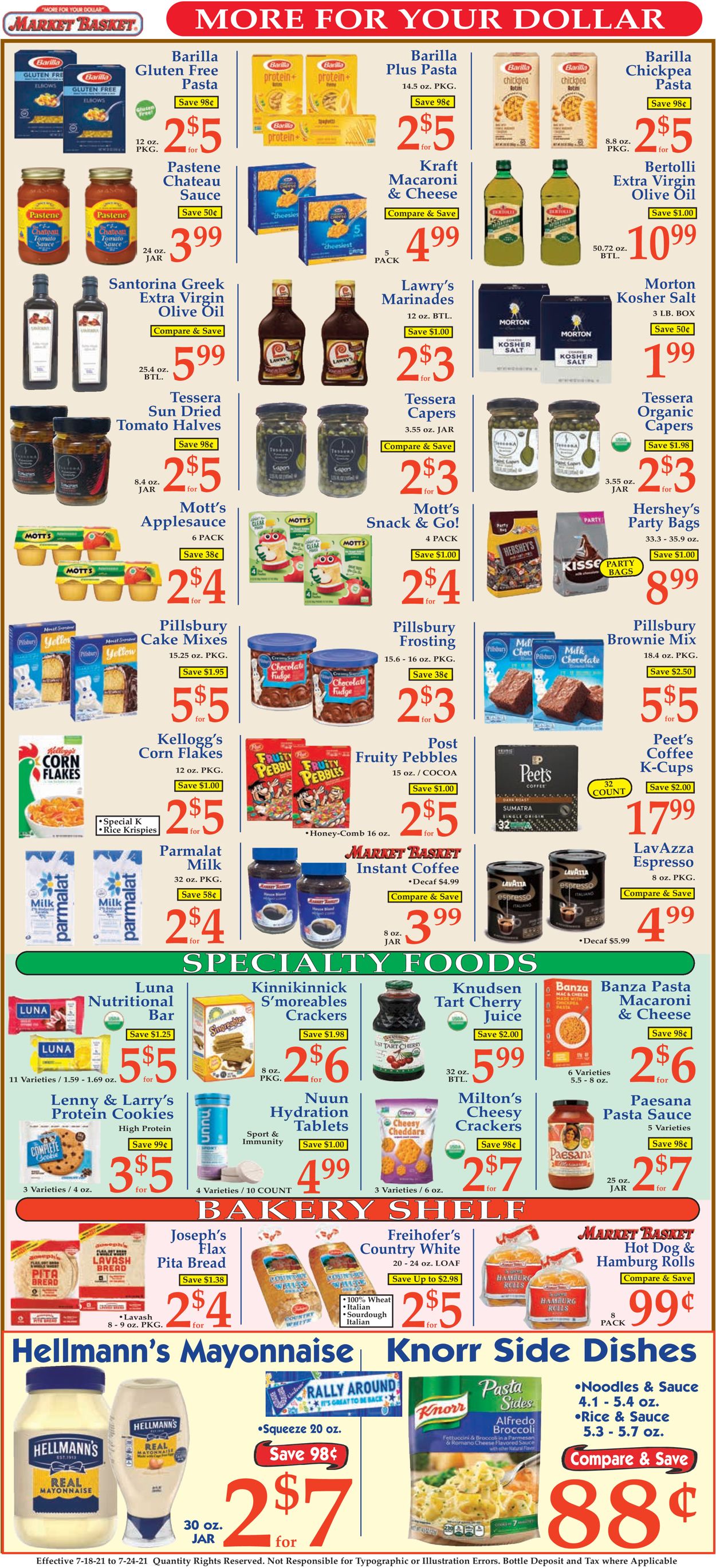Market Basket Weekly Ad Circular - valid 07/18-07/24/2021 (Page 7)
