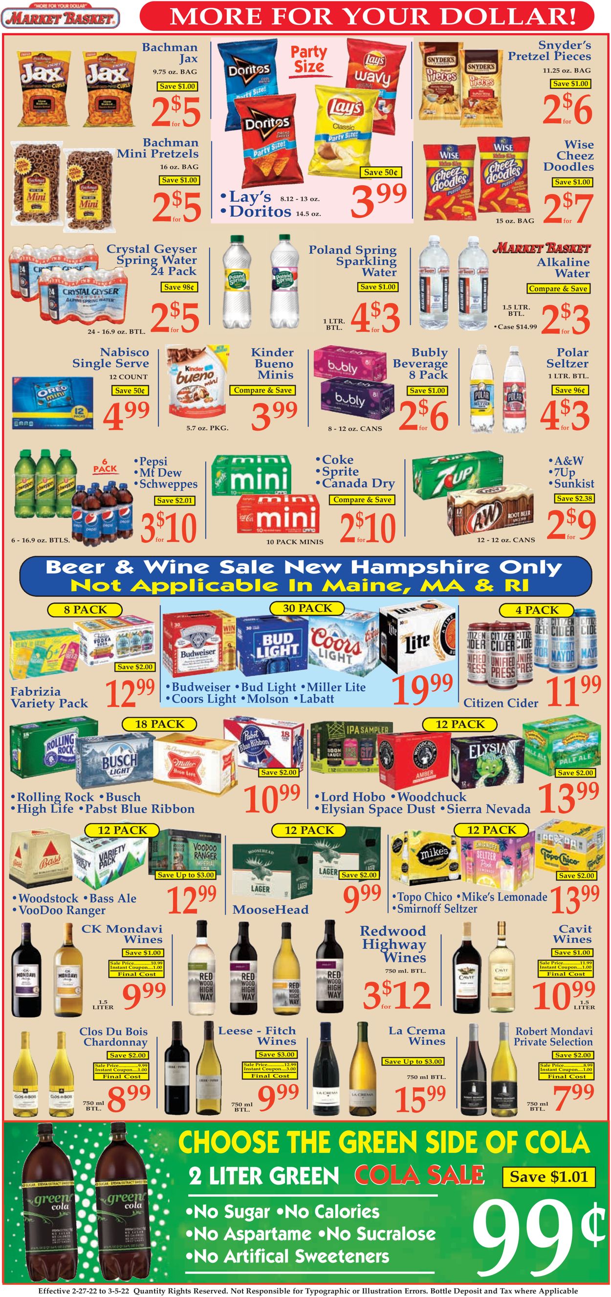 Market Basket Weekly Ad Circular - valid 02/27-03/05/2022 (Page 8)