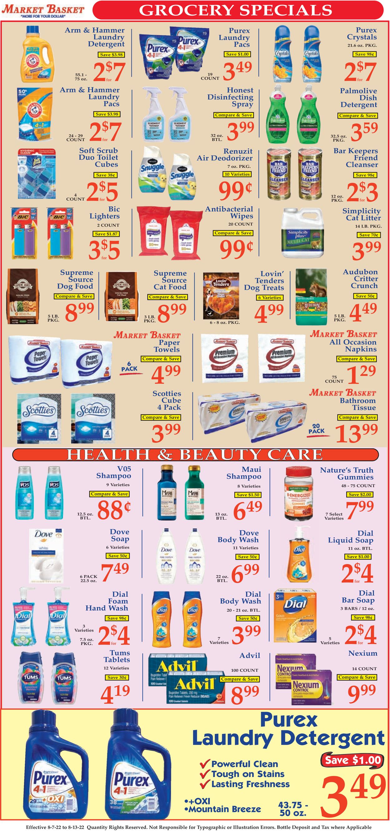 Market Basket Weekly Ad Circular - valid 08/07-08/13/2022 (Page 9)