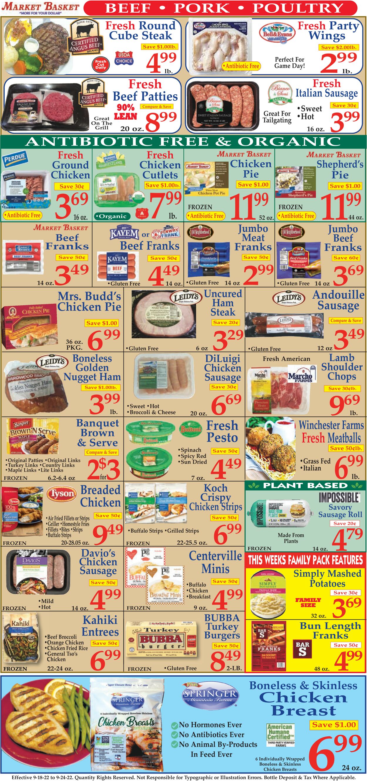 Market Basket Weekly Ad Circular - valid 09/18-09/24/2022 (Page 4)