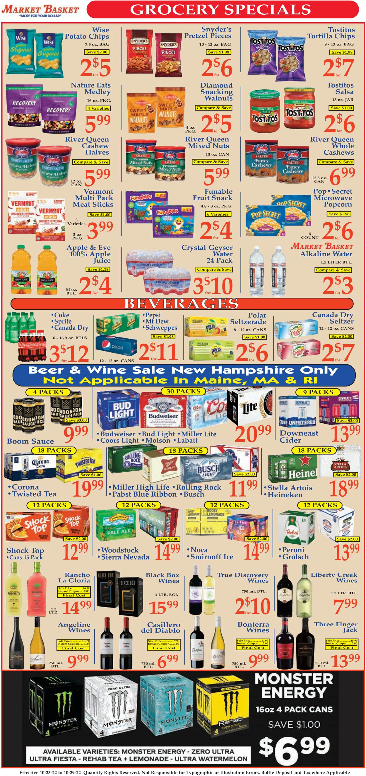 Market Basket Weekly Ad Circular - valid 10/23-10/29/2022 (Page 8)