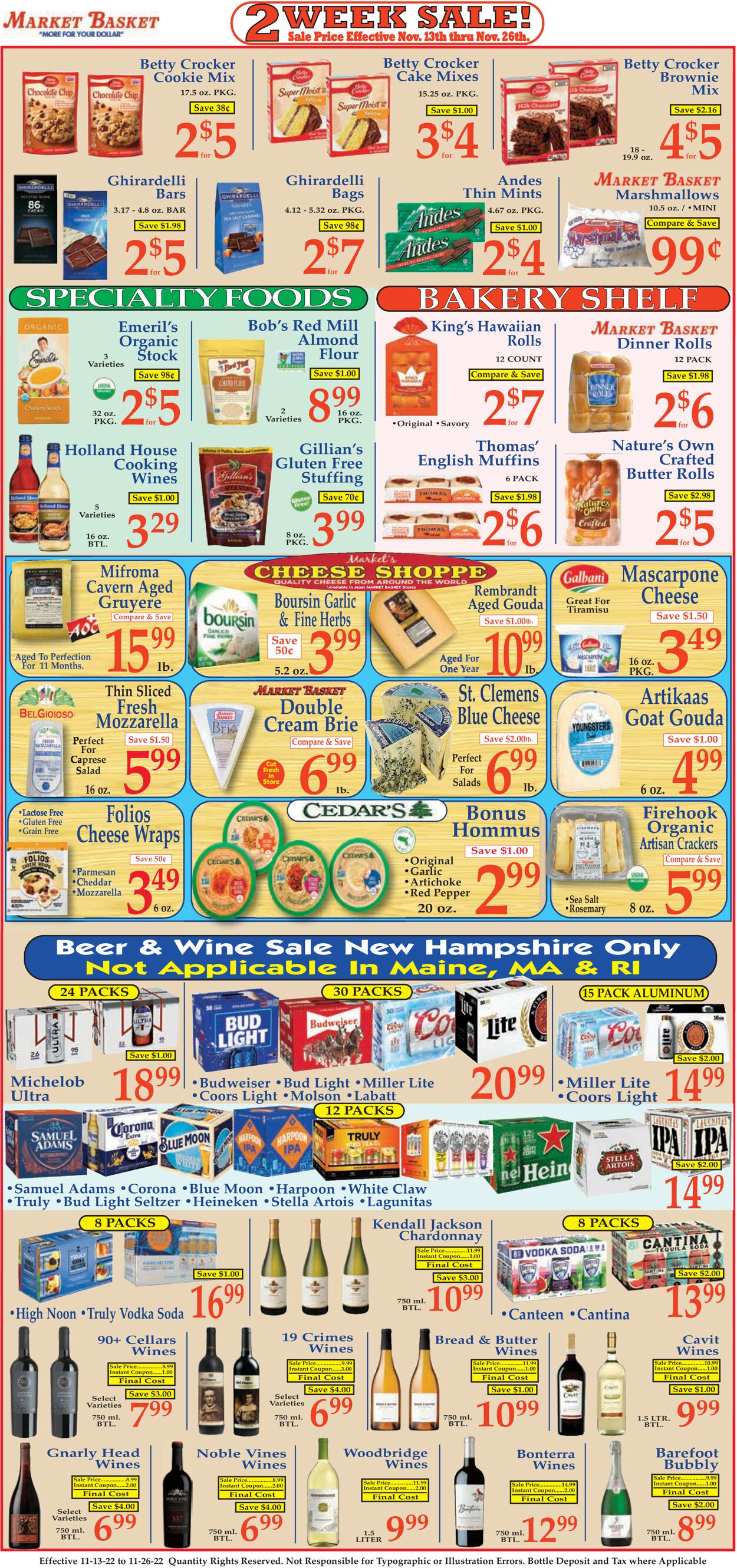 Market Basket Weekly Ad Circular - valid 11/13-11/26/2022 (Page 6)