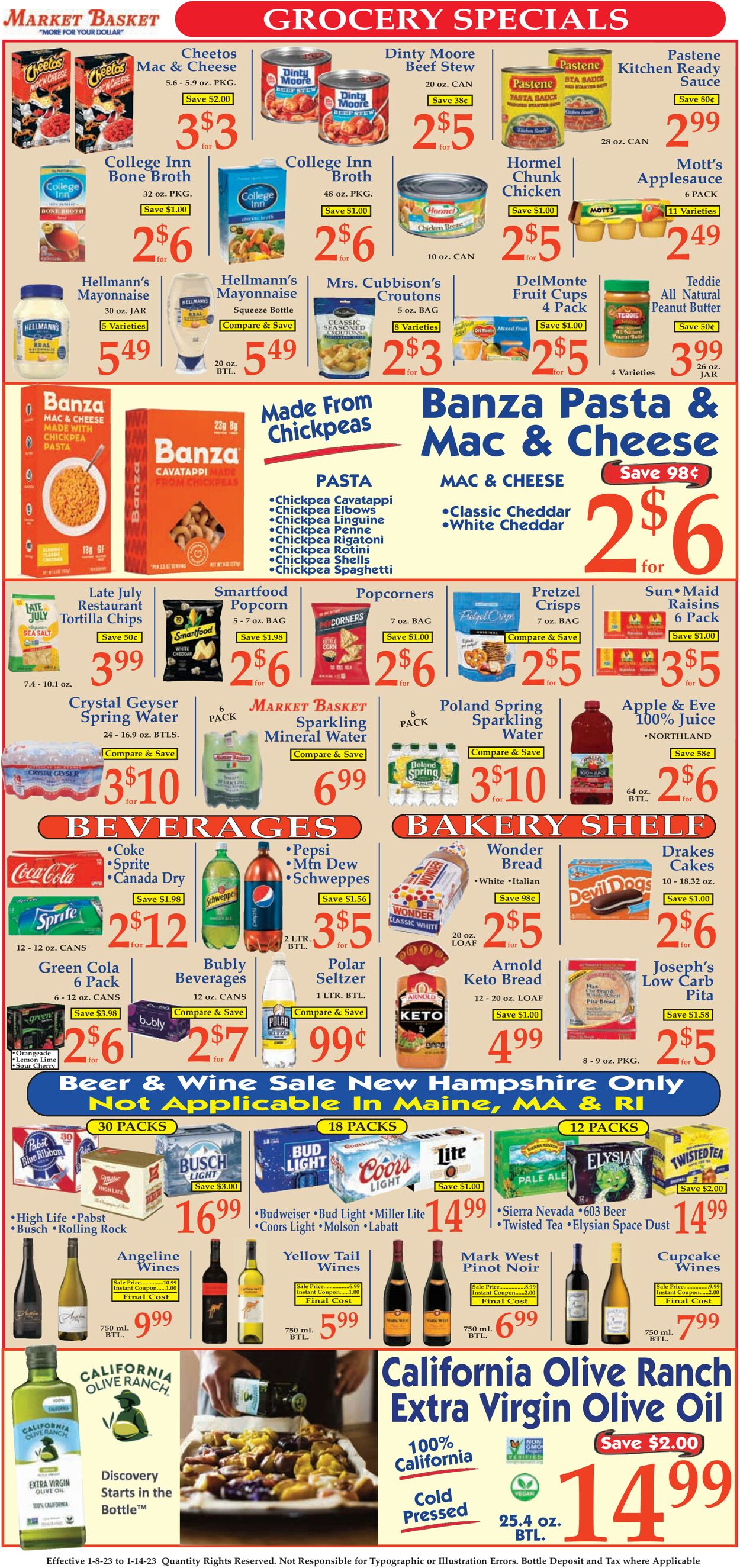 Market Basket Weekly Ad Circular - valid 01/08-01/14/2023 (Page 6)