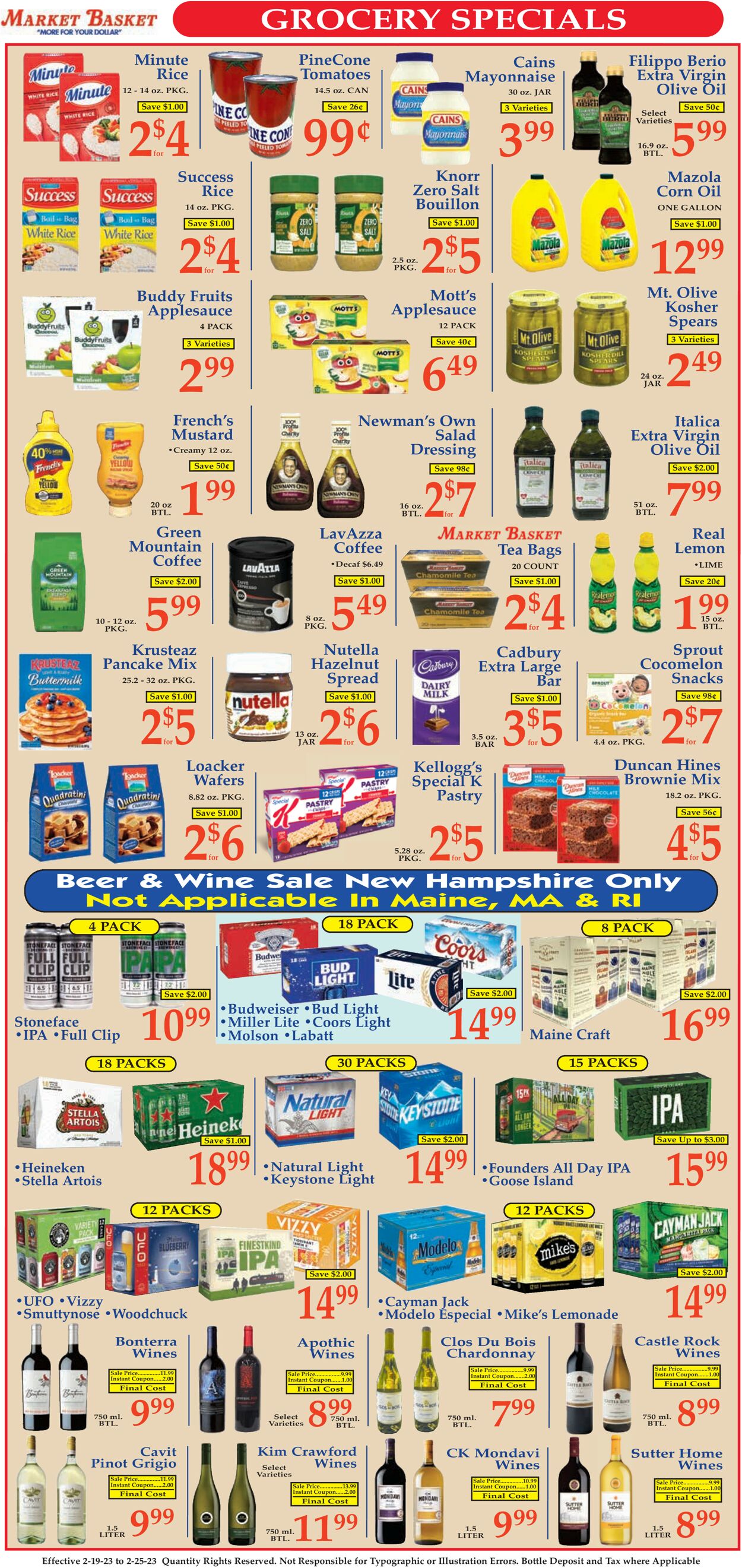 Market Basket Weekly Ad Circular - valid 02/19-02/25/2023 (Page 6)