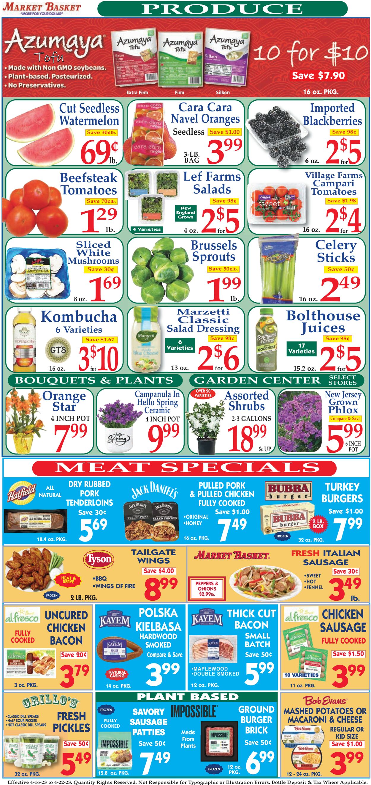 Market Basket Weekly Ad Circular - valid 04/16-04/22/2023 (Page 2)