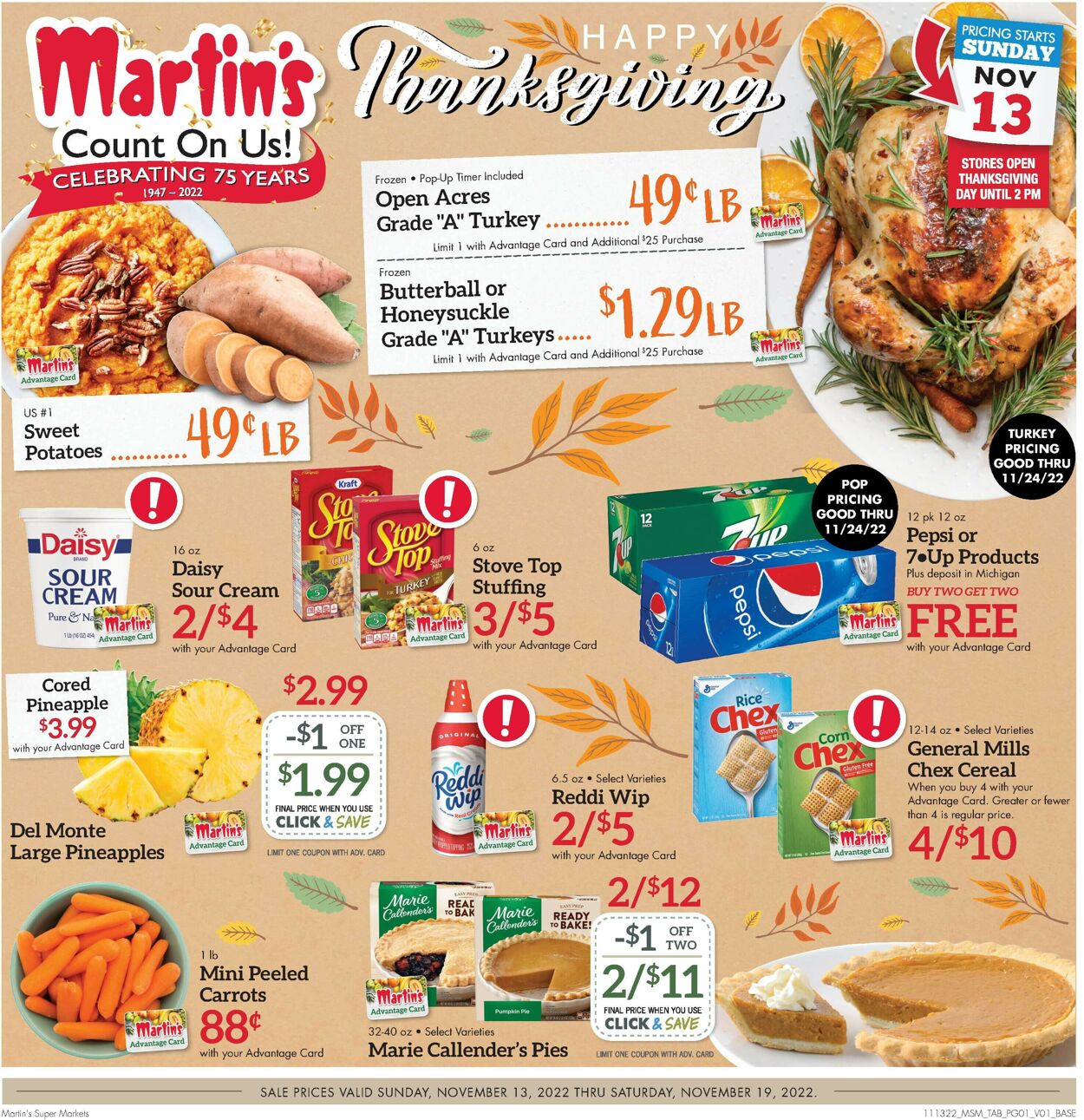 Martin’s Weekly Ad Circular - valid 11/13-11/19/2022
